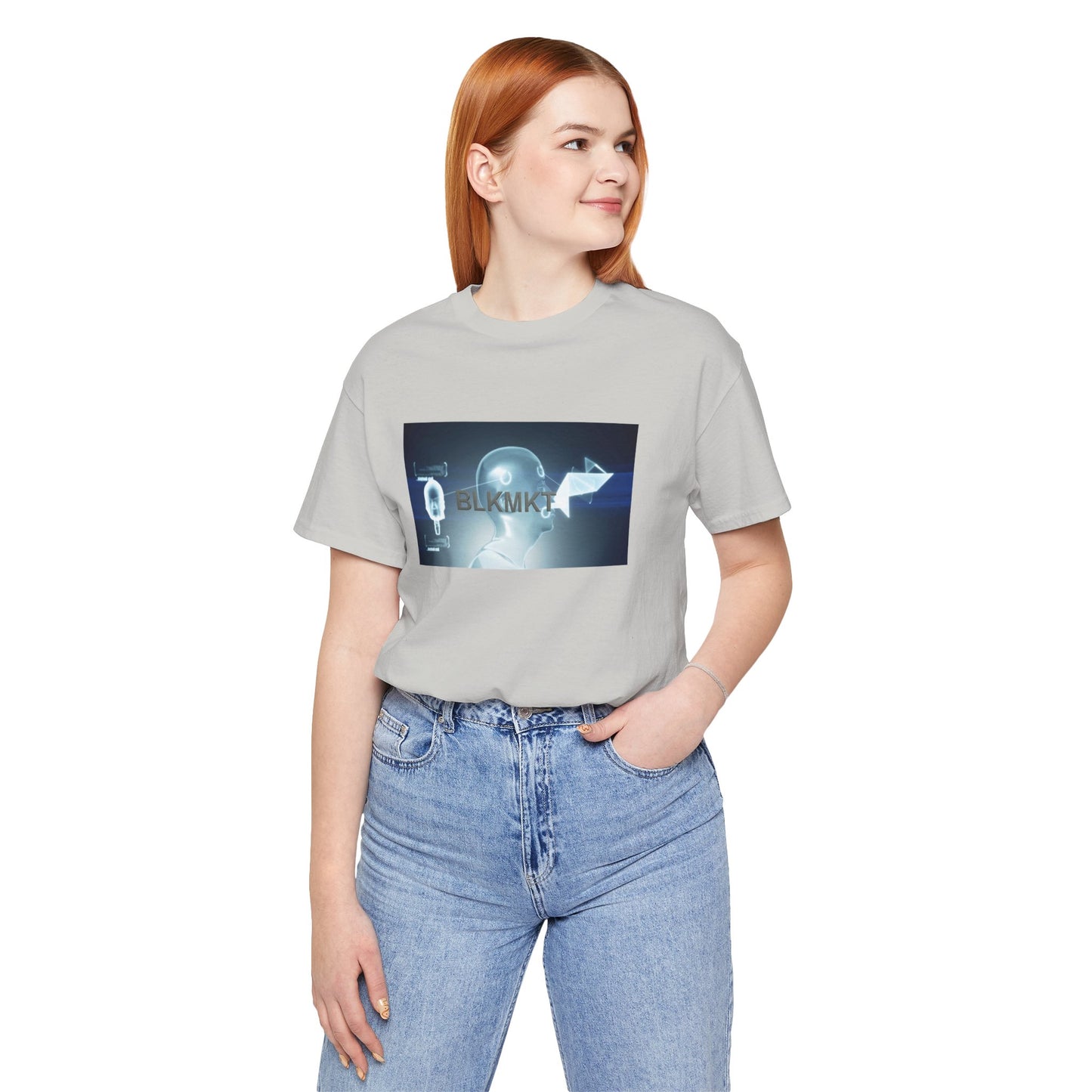 BLKMKT™ Headshot Unisex Jersey Short Sleeve Tee