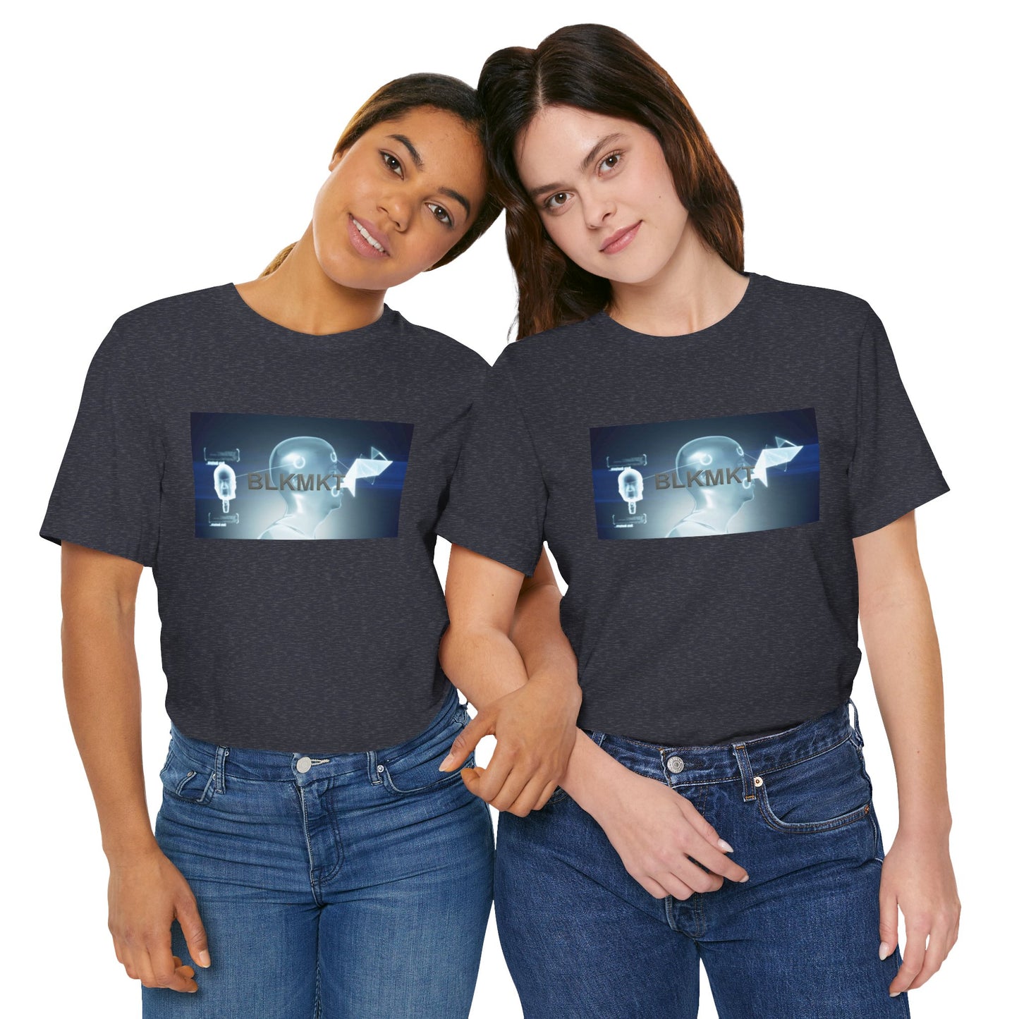 BLKMKT™ Headshot Unisex Jersey Short Sleeve Tee