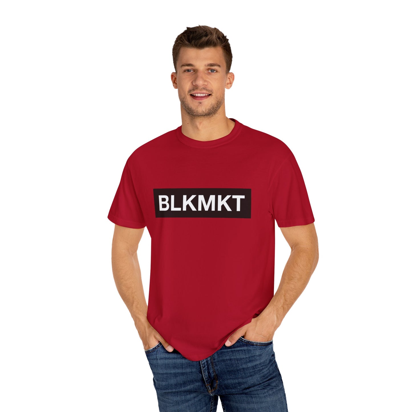 BLKMKT™ Unisex Garment-Dyed T-shirt