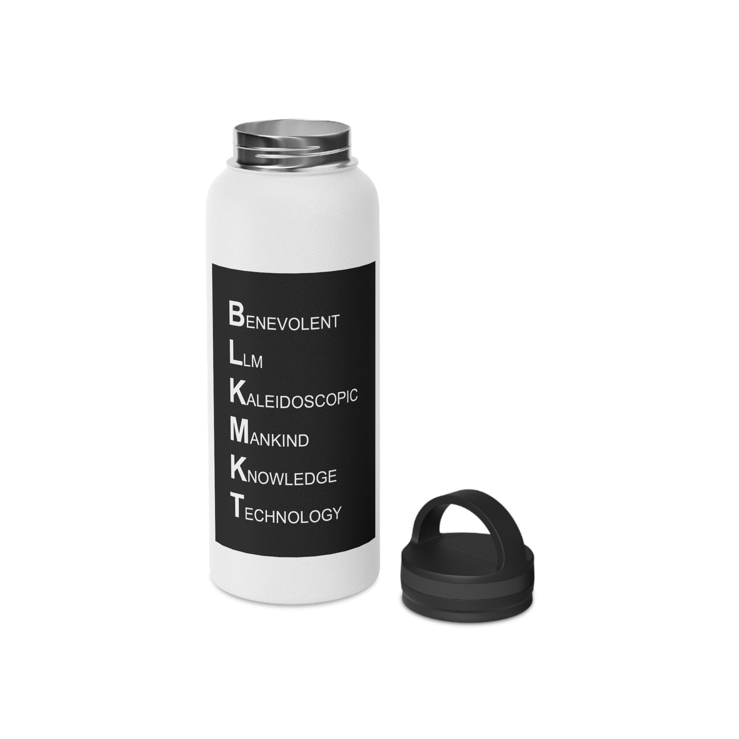 BLKMKT™ Ethos Stainless Steel Water Bottle, Handle Lid