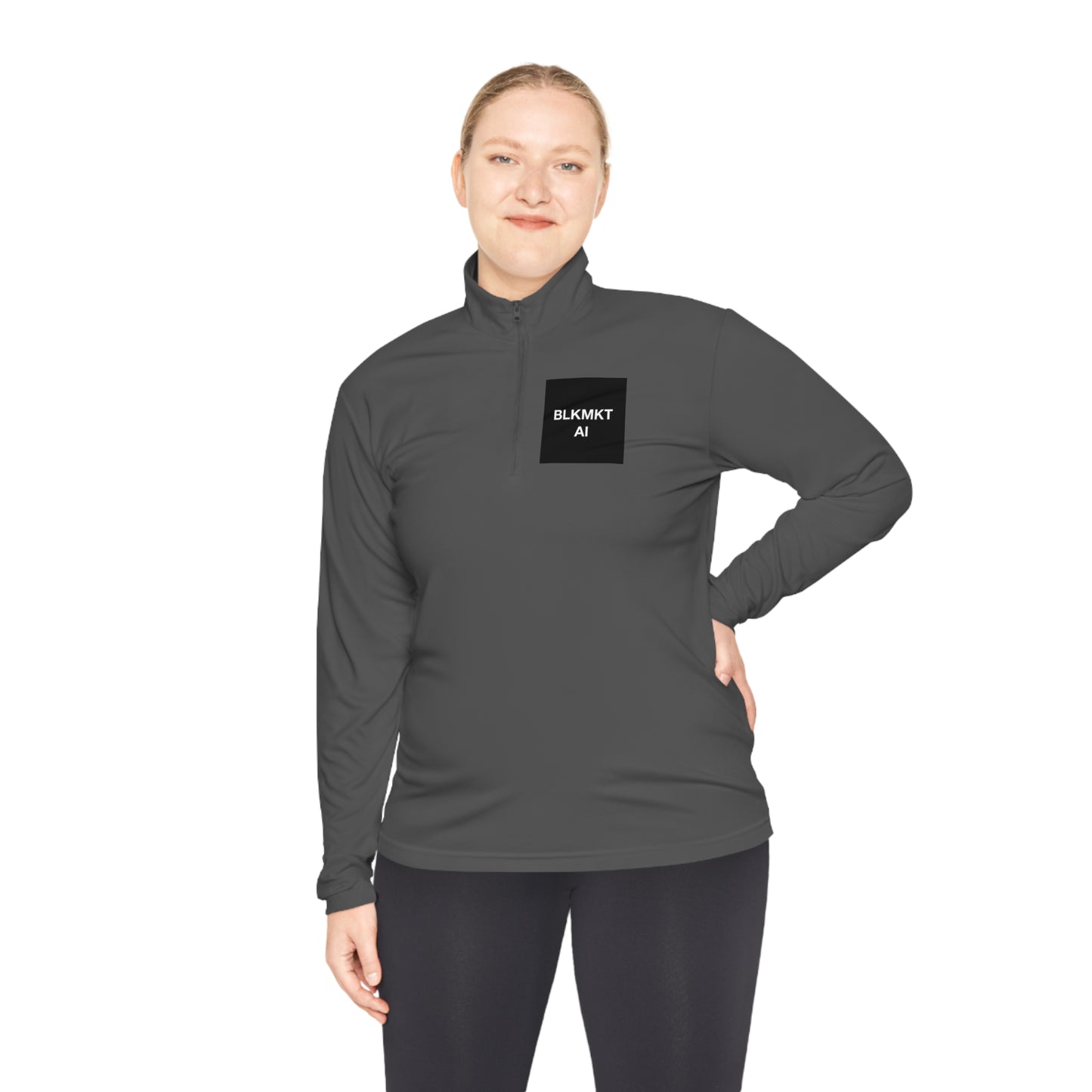 BLKMKT AI™ Unisex Quarter-Zip Pullover
