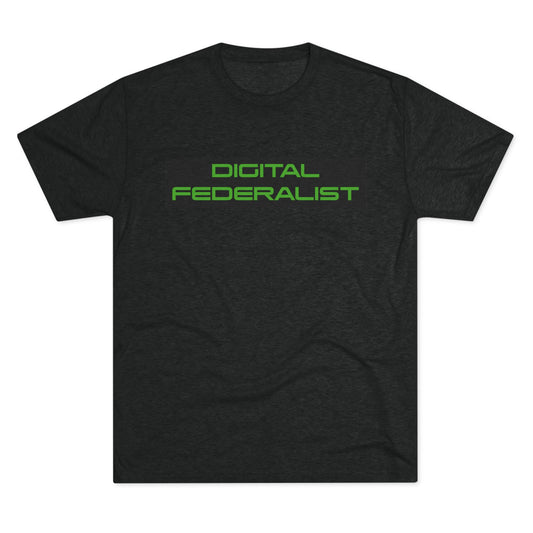 Digital Federalist 2 Unisex Crew Tee, Graphic T-Shirt for Social Activism, Digital Rights Awareness, Casual Wear, Gift for Activists