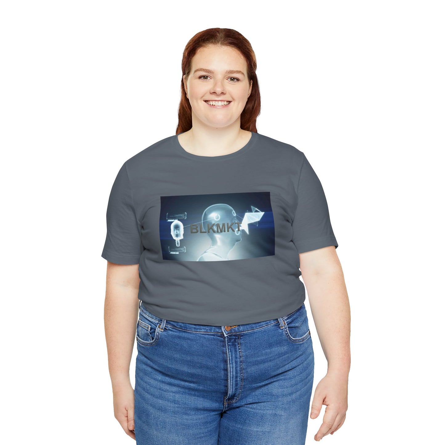 BLKMKT™ Headshot Unisex Jersey Short Sleeve Tee