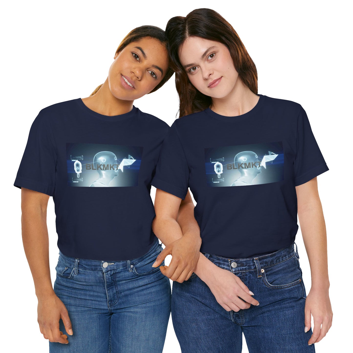 BLKMKT™ Headshot Unisex Jersey Short Sleeve Tee