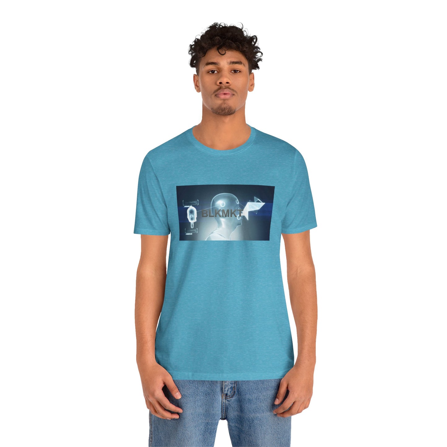 BLKMKT™ Headshot Unisex Jersey Short Sleeve Tee