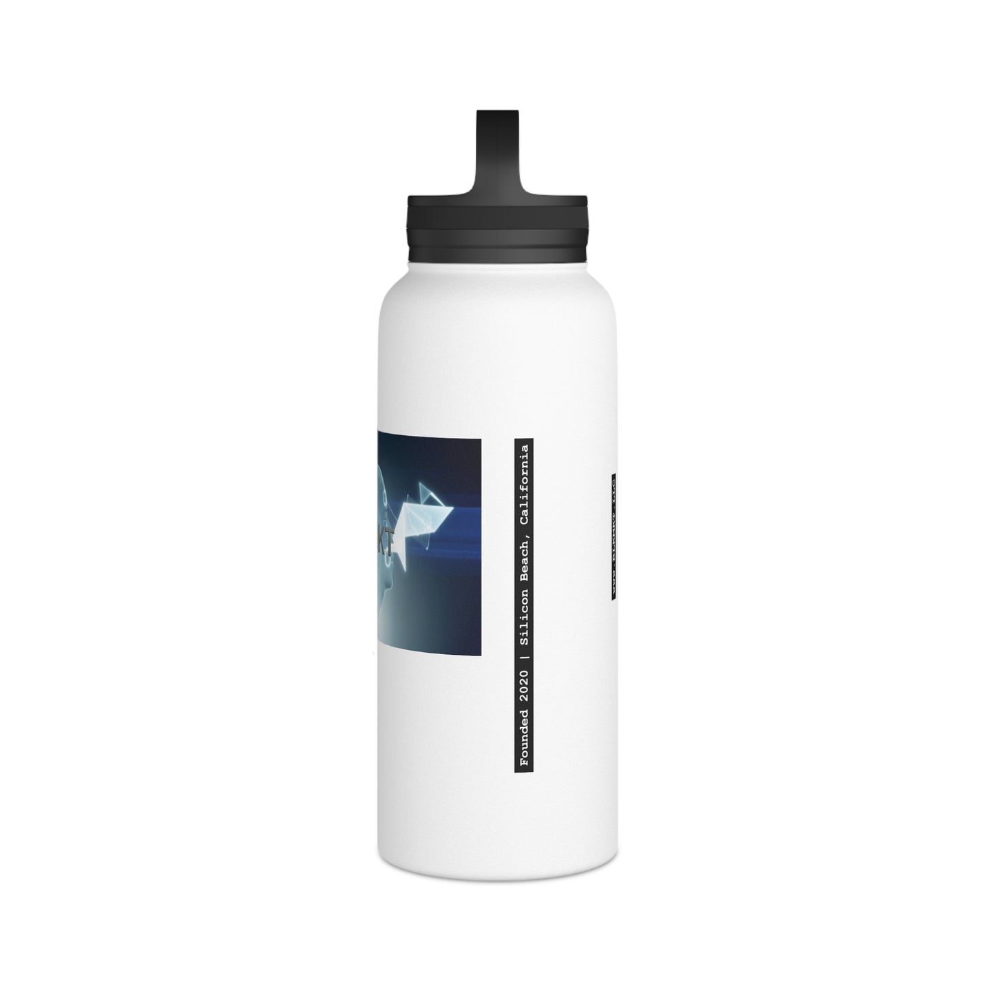BLKMKT™ Headshot Stainless Steel Water Bottle, Handle Lid