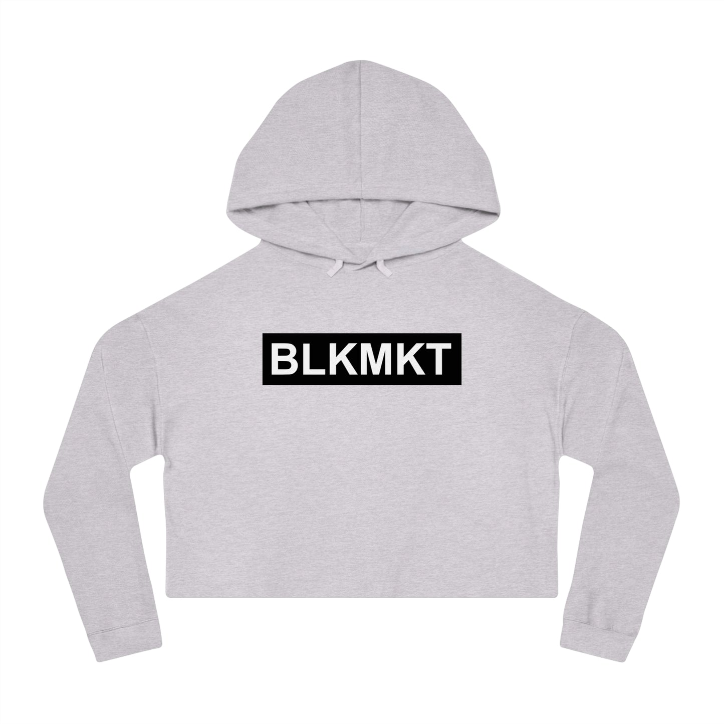 BLKMKT™ Women’s Cropped Hooded Sweatshirt