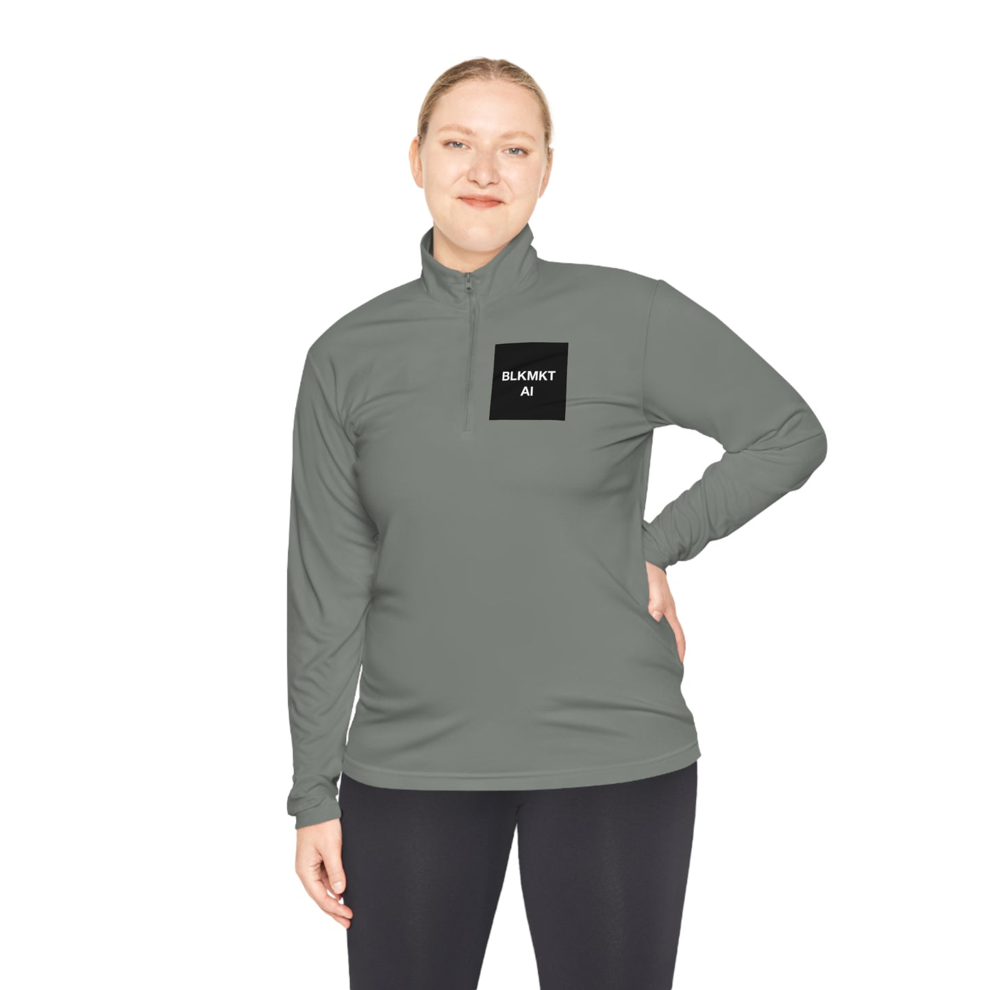 BLKMKT AI™ Unisex Quarter-Zip Pullover