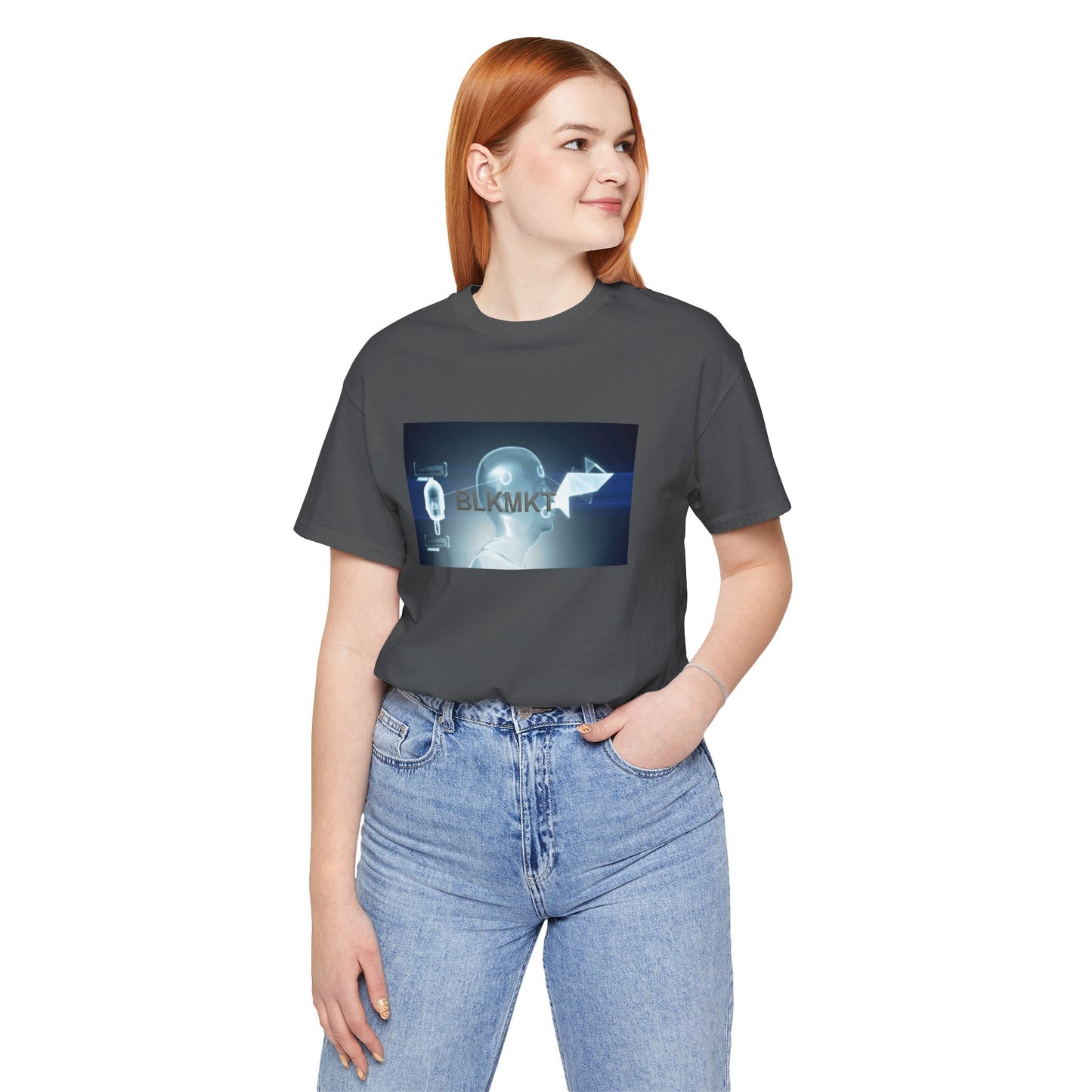 BLKMKT™ Headshot Unisex Jersey Short Sleeve Tee