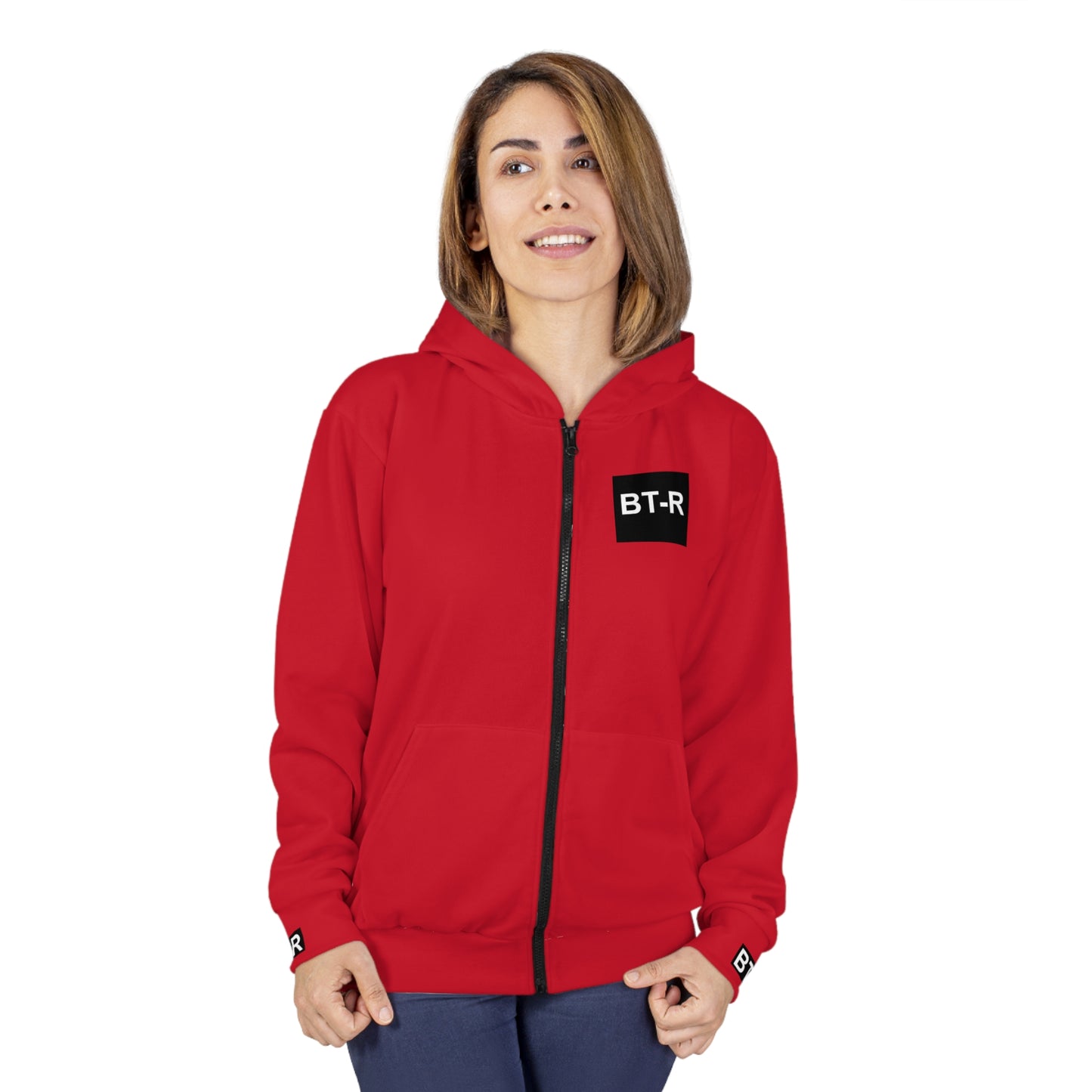 BT-R™ (Battle Techno-Racism) Unisex Zip Hoodie (AOP)