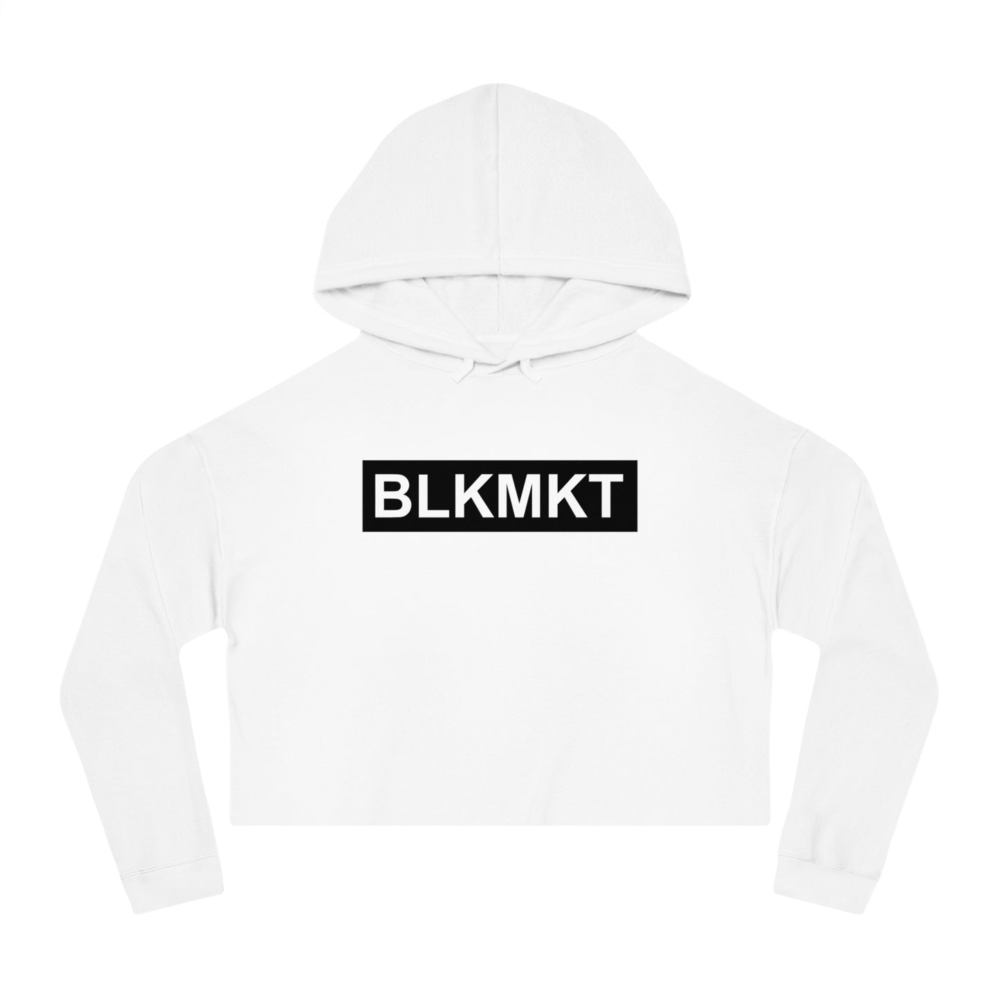 BLKMKT™ Women’s Cropped Hooded Sweatshirt