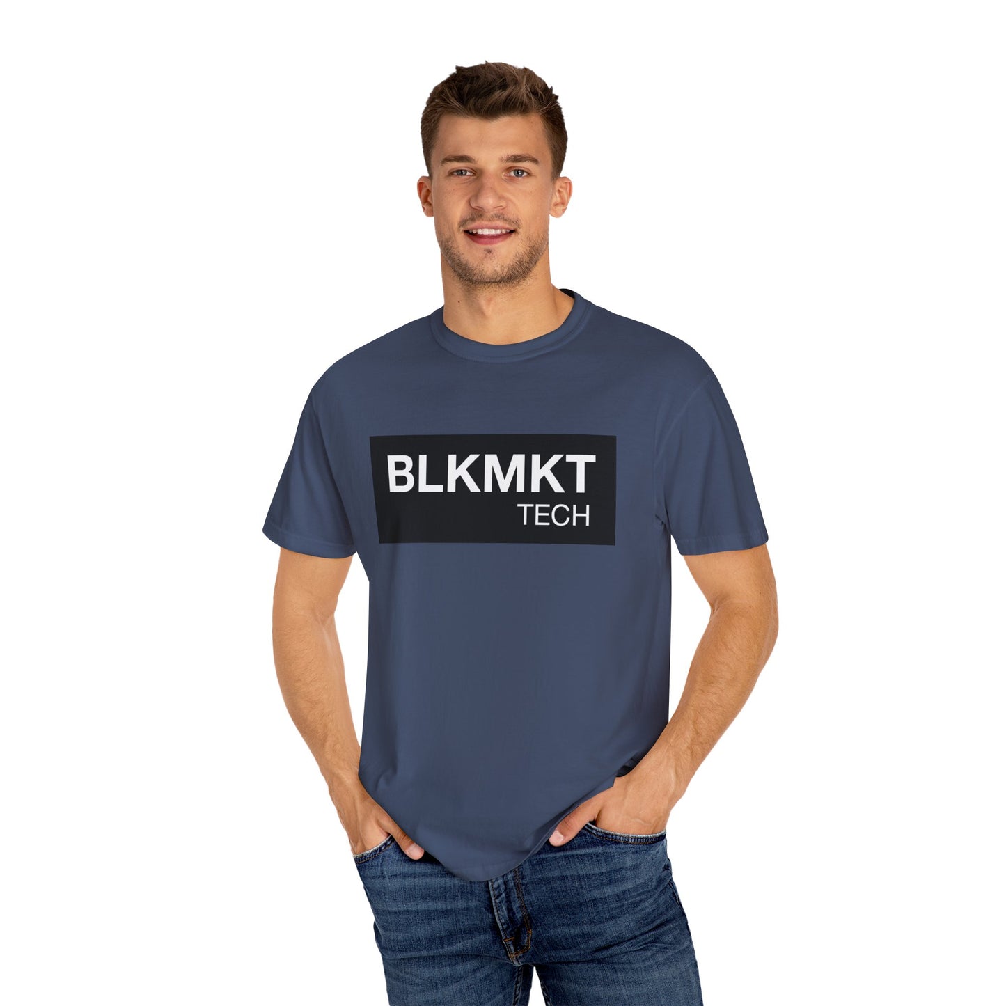 BLKMKT Tech™ Unisex Garment-Dyed T-shirt