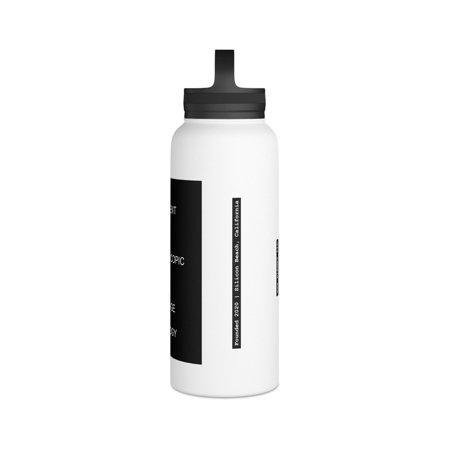 BLKMKT™ Ethos Stainless Steel Water Bottle, Handle Lid