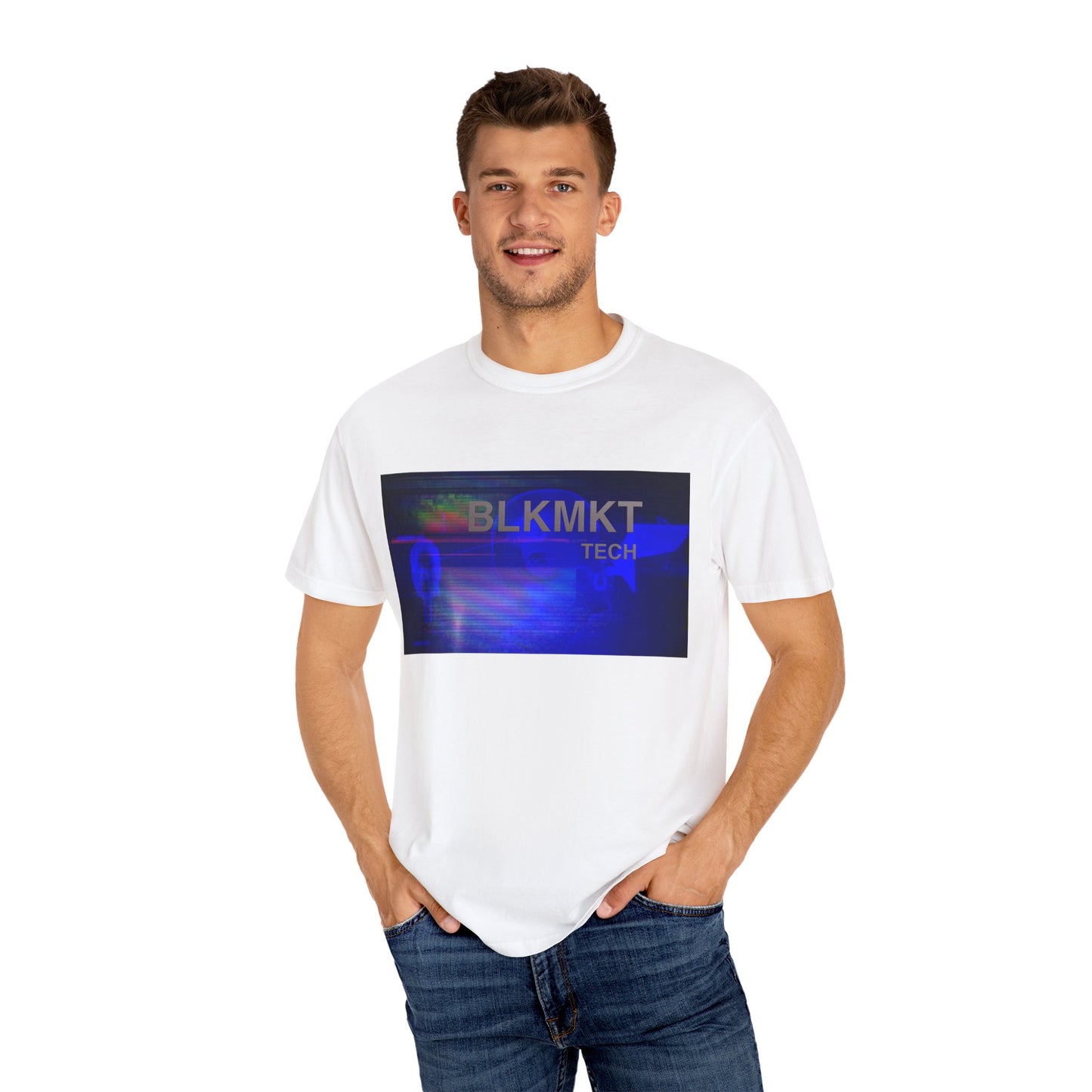 BLKMKT Tech™ Unisex Garment-Dyed T-shirt