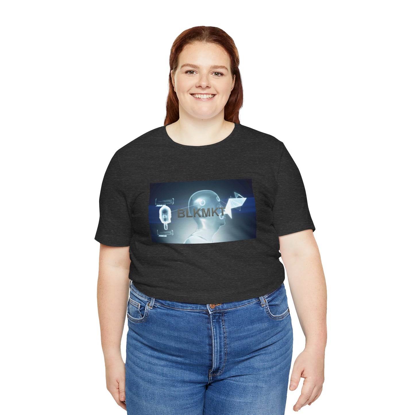 BLKMKT™ Headshot Unisex Jersey Short Sleeve Tee