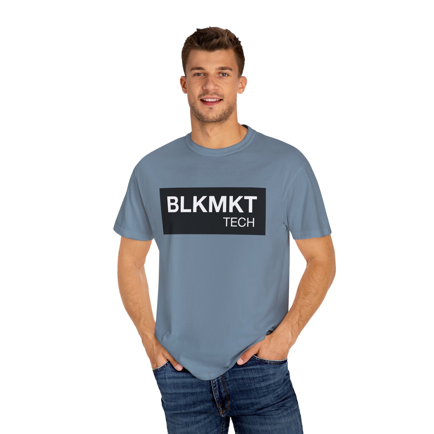 BLKMKT Tech™ Unisex Garment-Dyed T-shirt