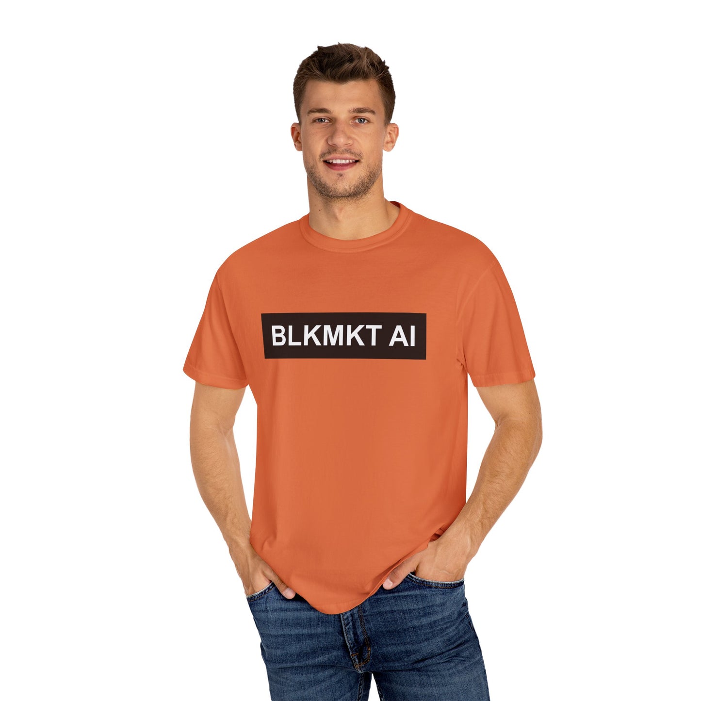 BLKMKT AI™ Unisex Garment-Dyed T-shirt