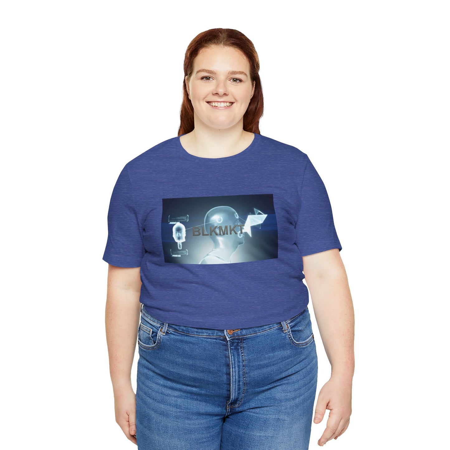 BLKMKT™ Headshot Unisex Jersey Short Sleeve Tee