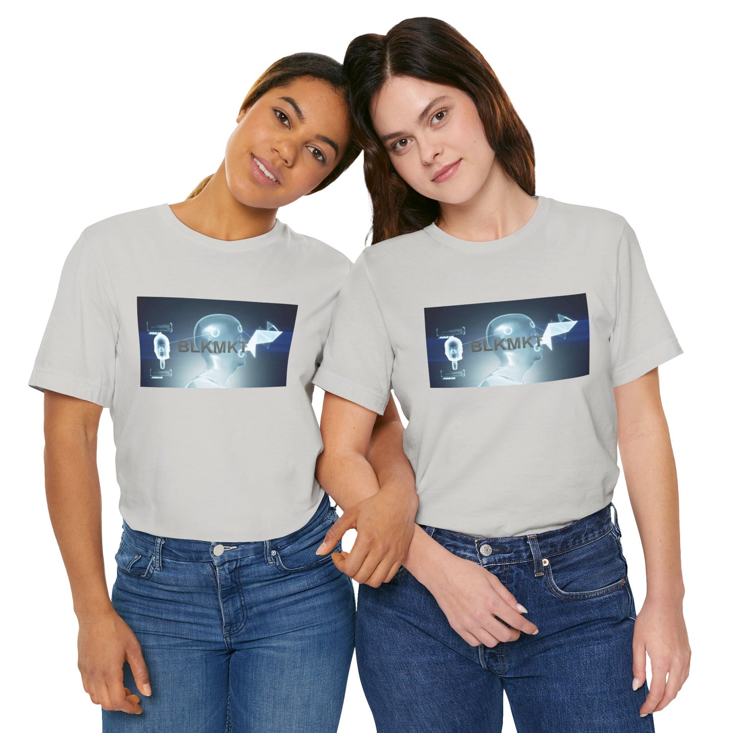 BLKMKT™ Headshot Unisex Jersey Short Sleeve Tee
