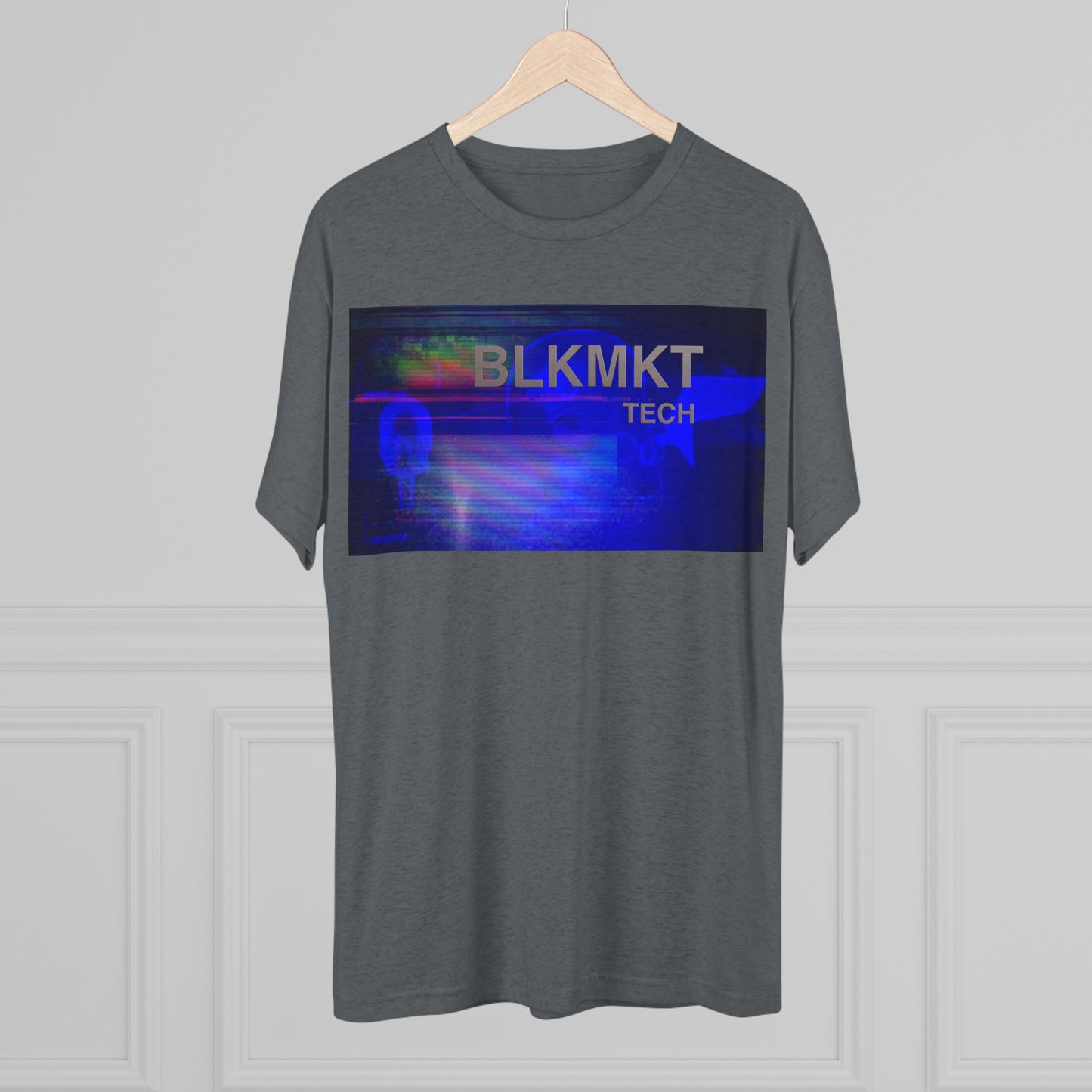 BLKMKT Tech™ Unisex Tri-Blend Crew Tee