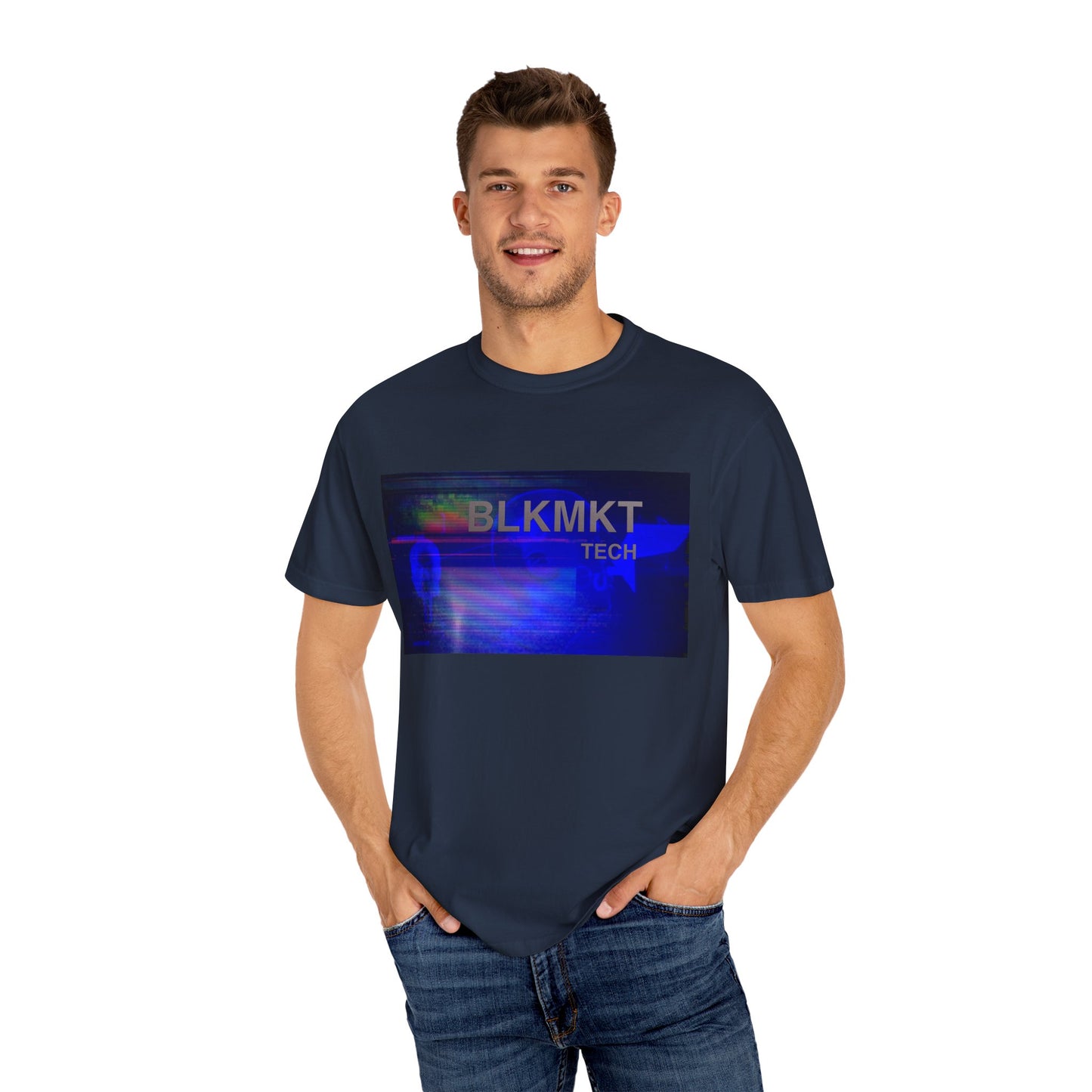 BLKMKT Tech™ Unisex Garment-Dyed T-shirt