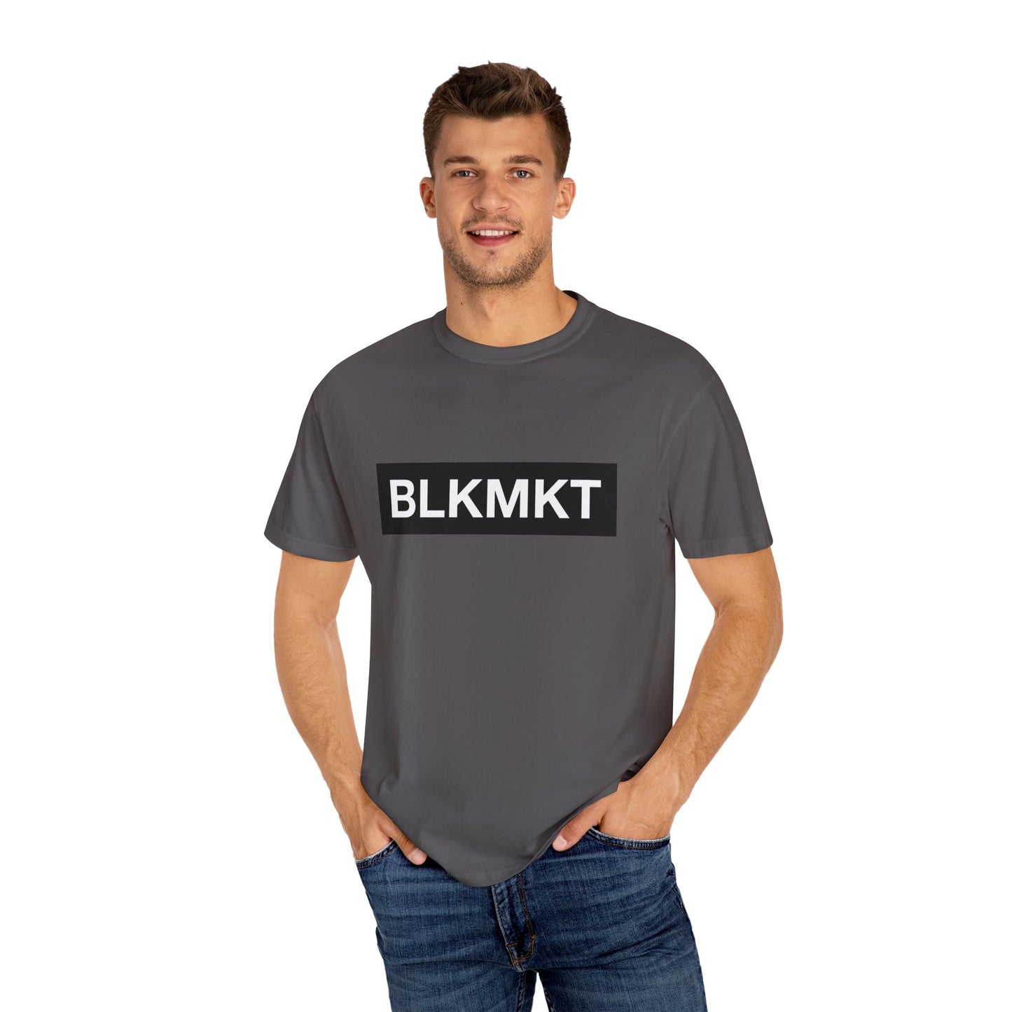 BLKMKT™ Unisex Garment-Dyed T-shirt