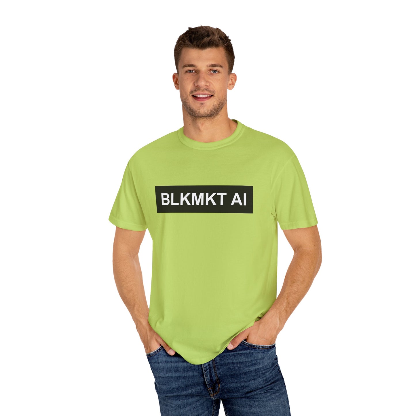 BLKMKT AI™ Unisex Garment-Dyed T-shirt