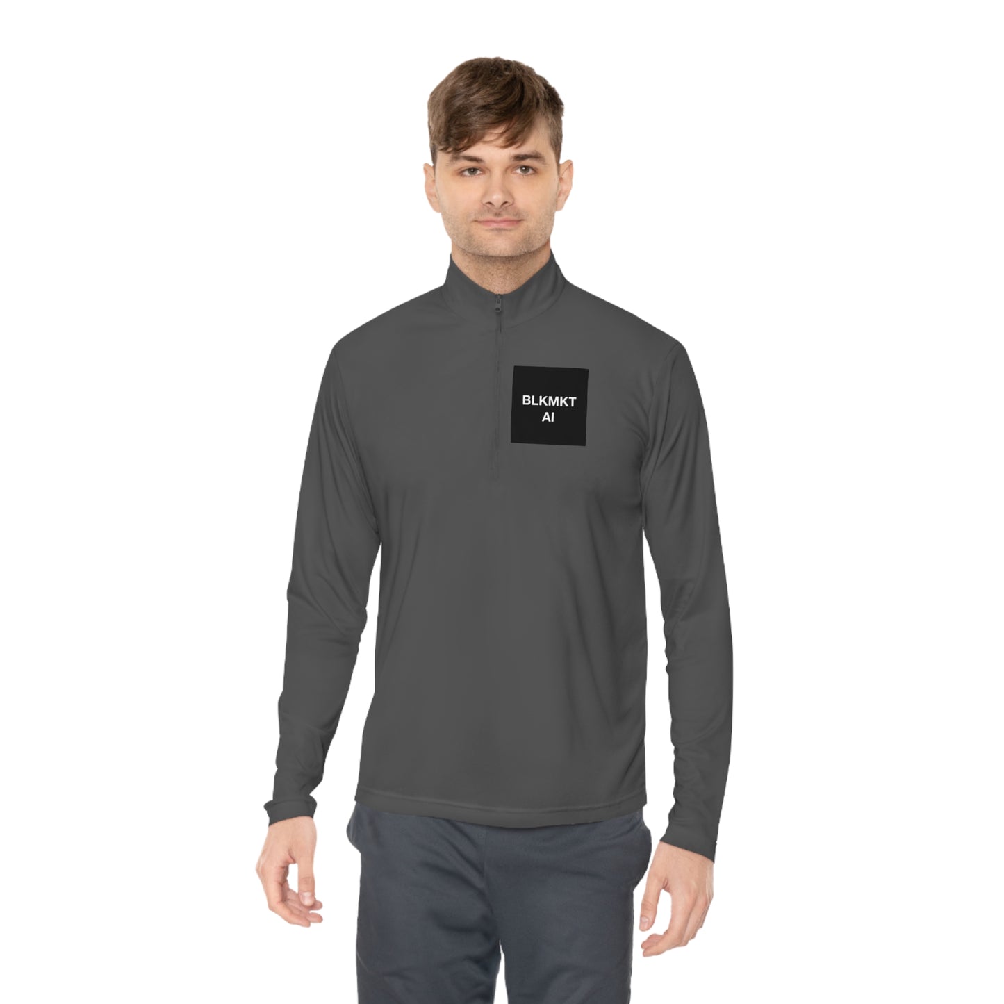 BLKMKT AI™ Unisex Quarter-Zip Pullover