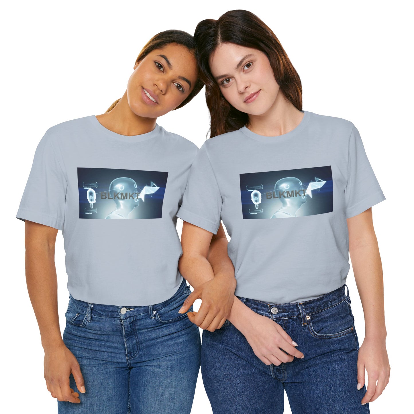 BLKMKT™ Headshot Unisex Jersey Short Sleeve Tee