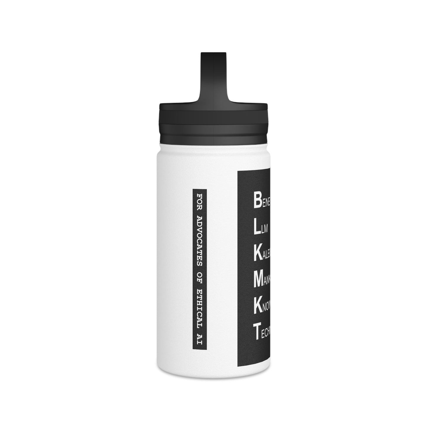 BLKMKT™ Ethos Stainless Steel Water Bottle, Handle Lid