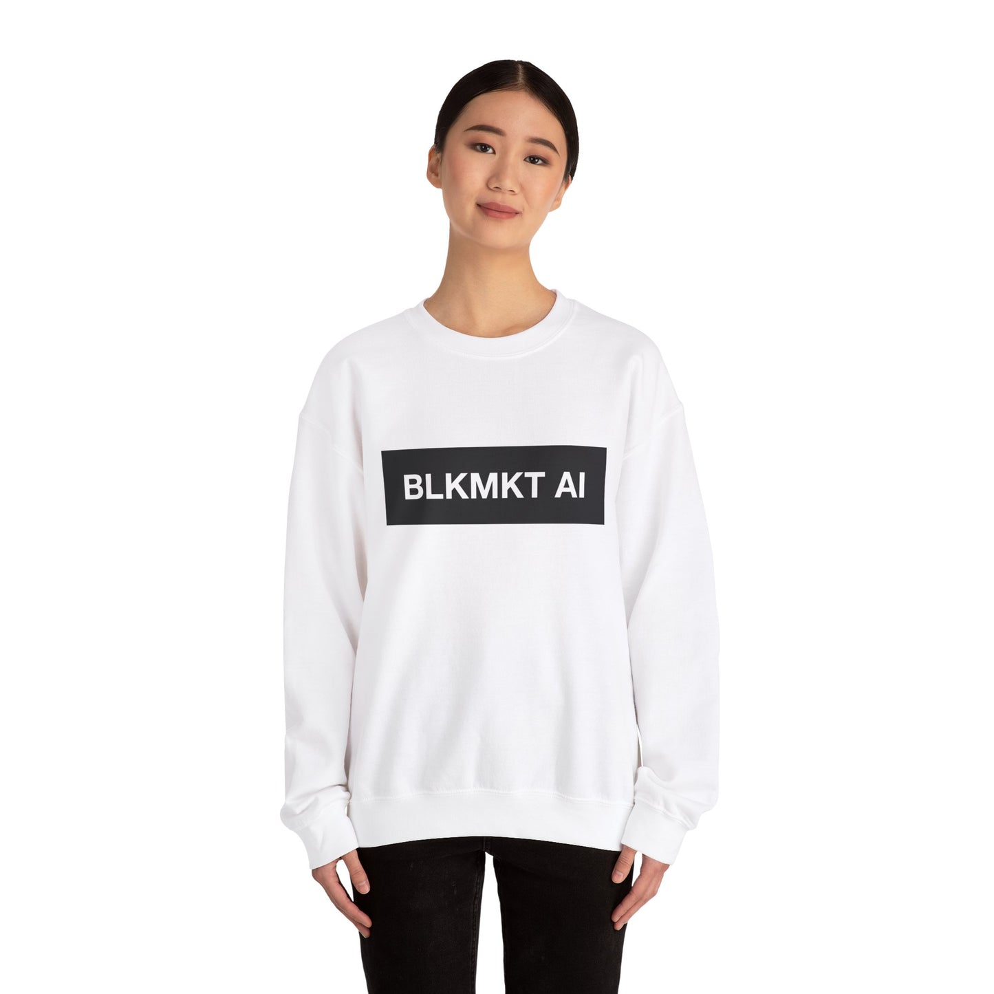 BLKMKT AI™ Unisex Heavy Blend™ Crewneck Sweatshirt