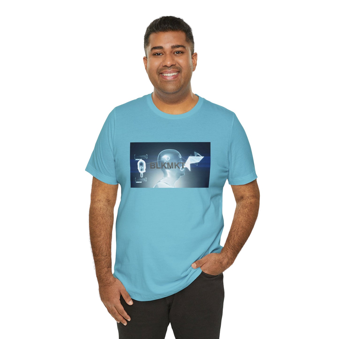 BLKMKT™ Headshot Unisex Jersey Short Sleeve Tee