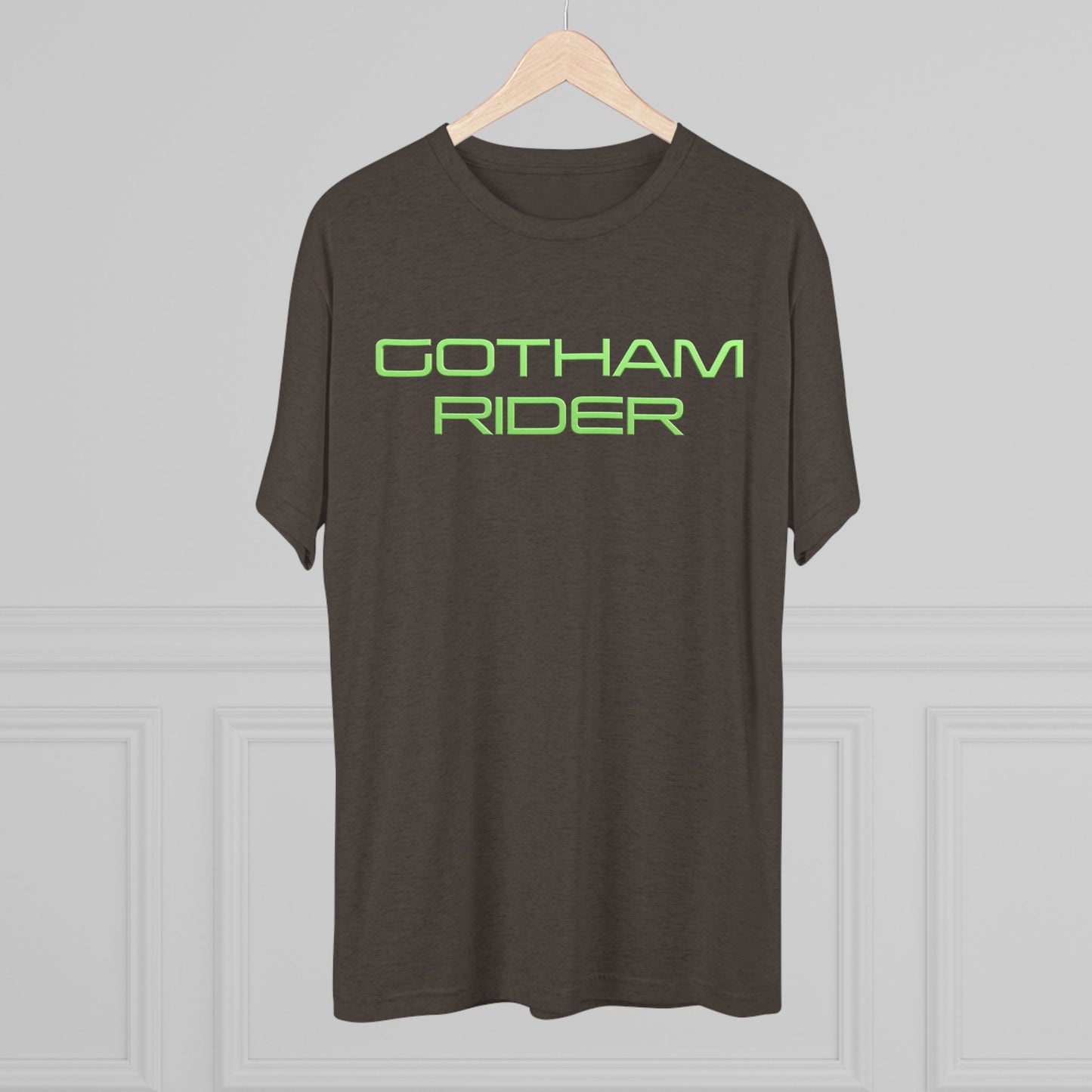 Gotham Rider Green Print Unisex Crew Tee, Graphic T-Shirt for Social Activism, Digital Rights Awareness, Casual Wear, Gift for Activists