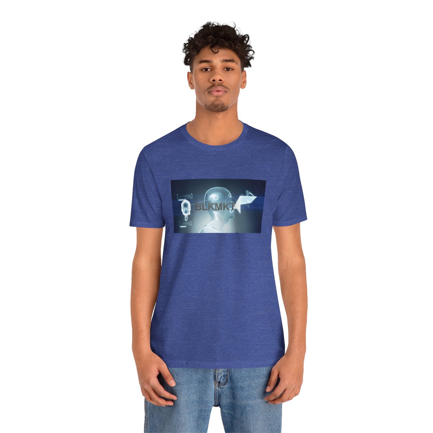 BLKMKT™ Headshot Unisex Jersey Short Sleeve Tee