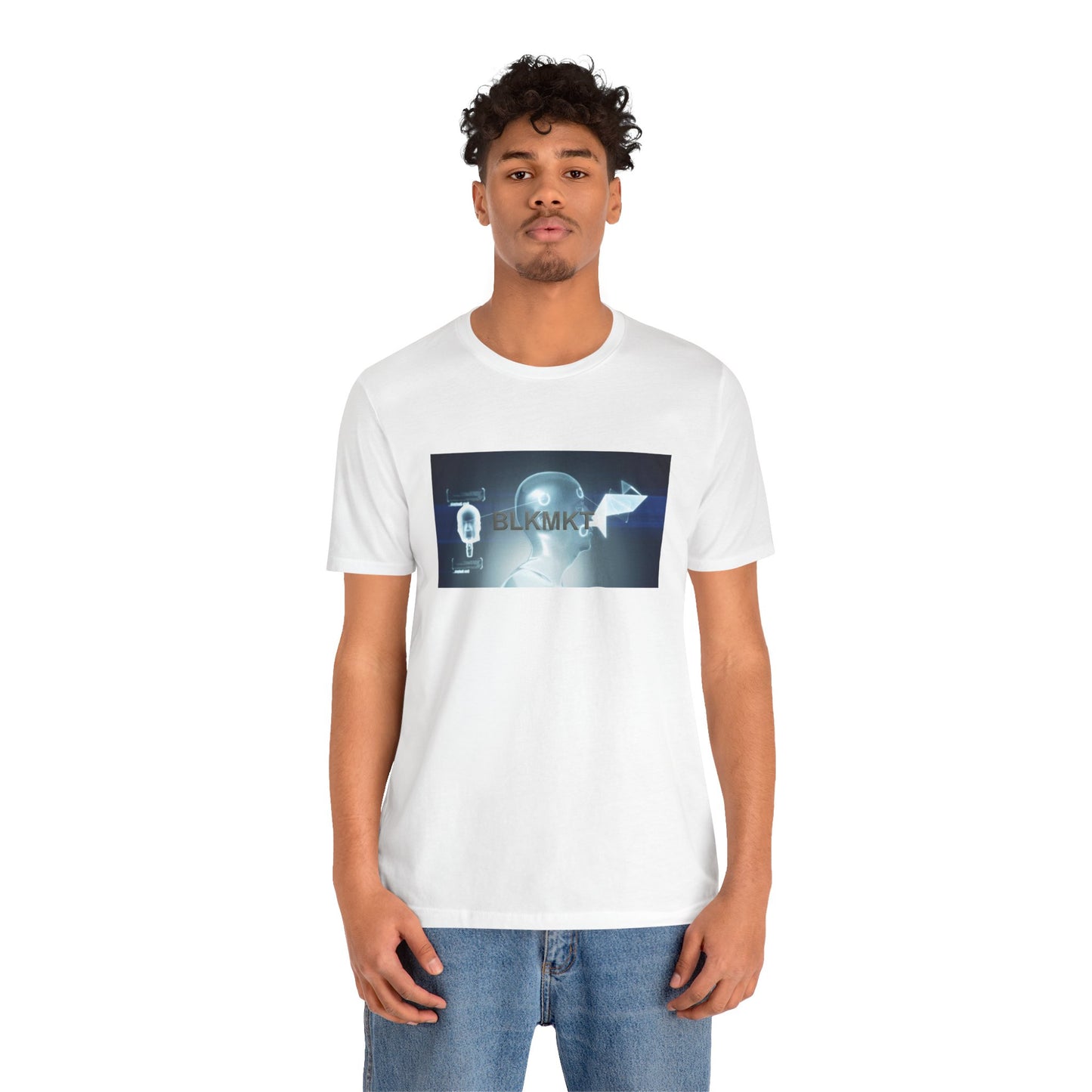 BLKMKT™ Headshot Unisex Jersey Short Sleeve Tee