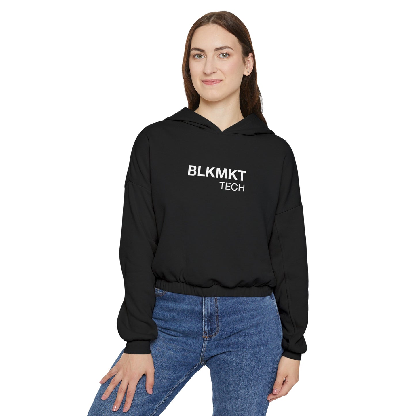 BLKMKT Tech™ Women's Cinched Bottom Hoodie
