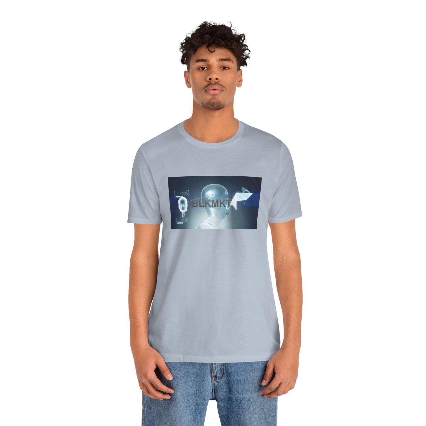 BLKMKT™ Headshot Unisex Jersey Short Sleeve Tee