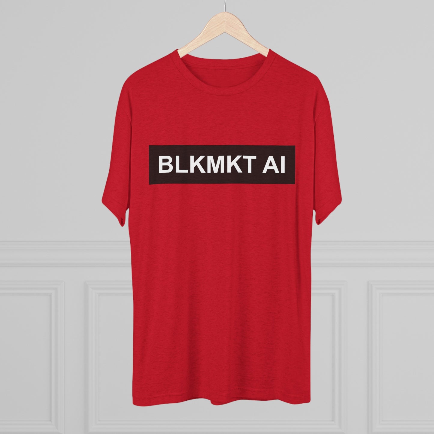 BLKMKT AI™ Unisex Tri-Blend Crew Tee