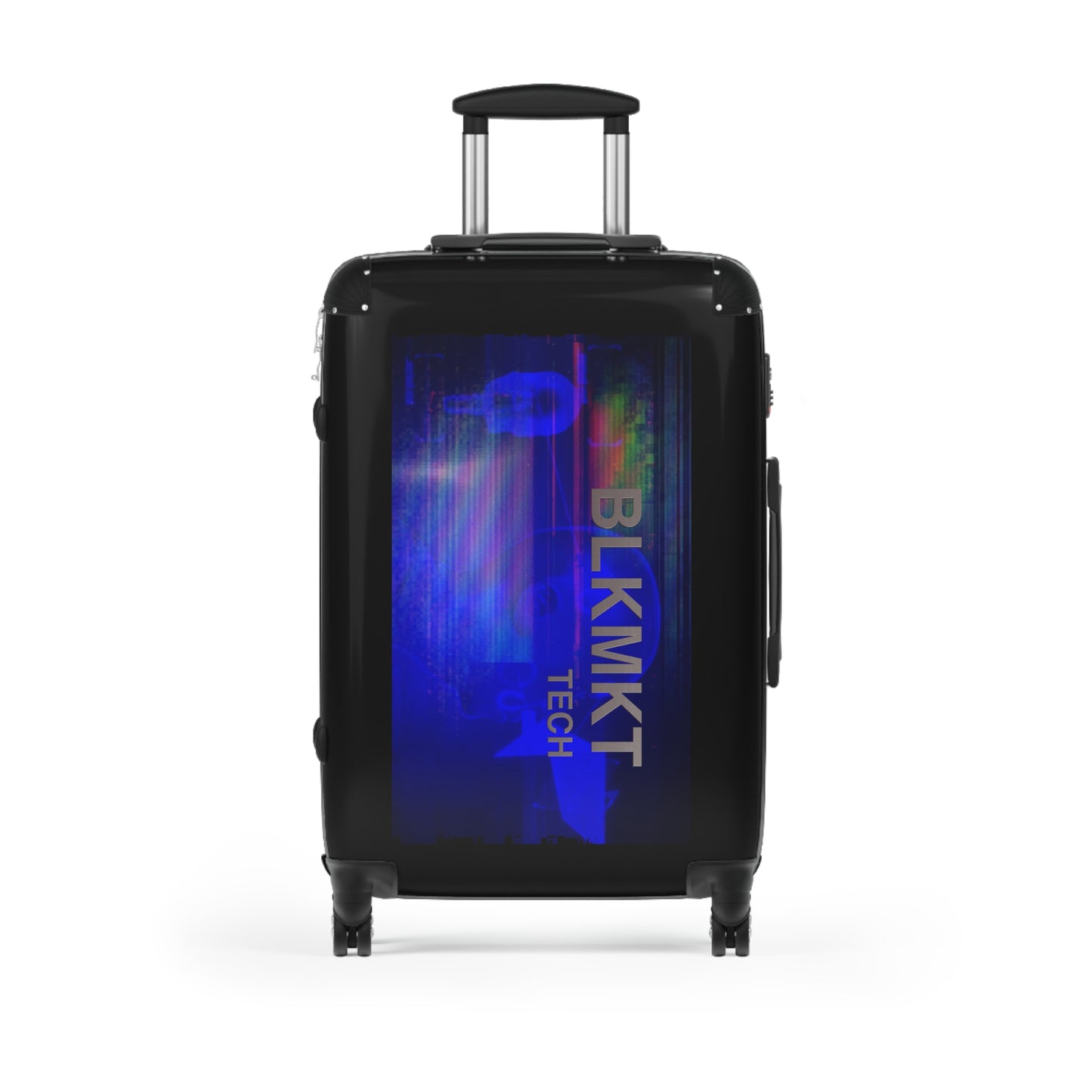 BLKMKT Tech™ Suitcase - Royal Blue Logo