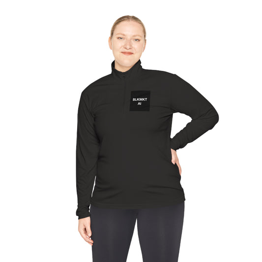 BLKMKT AI™ Unisex Quarter-Zip Pullover