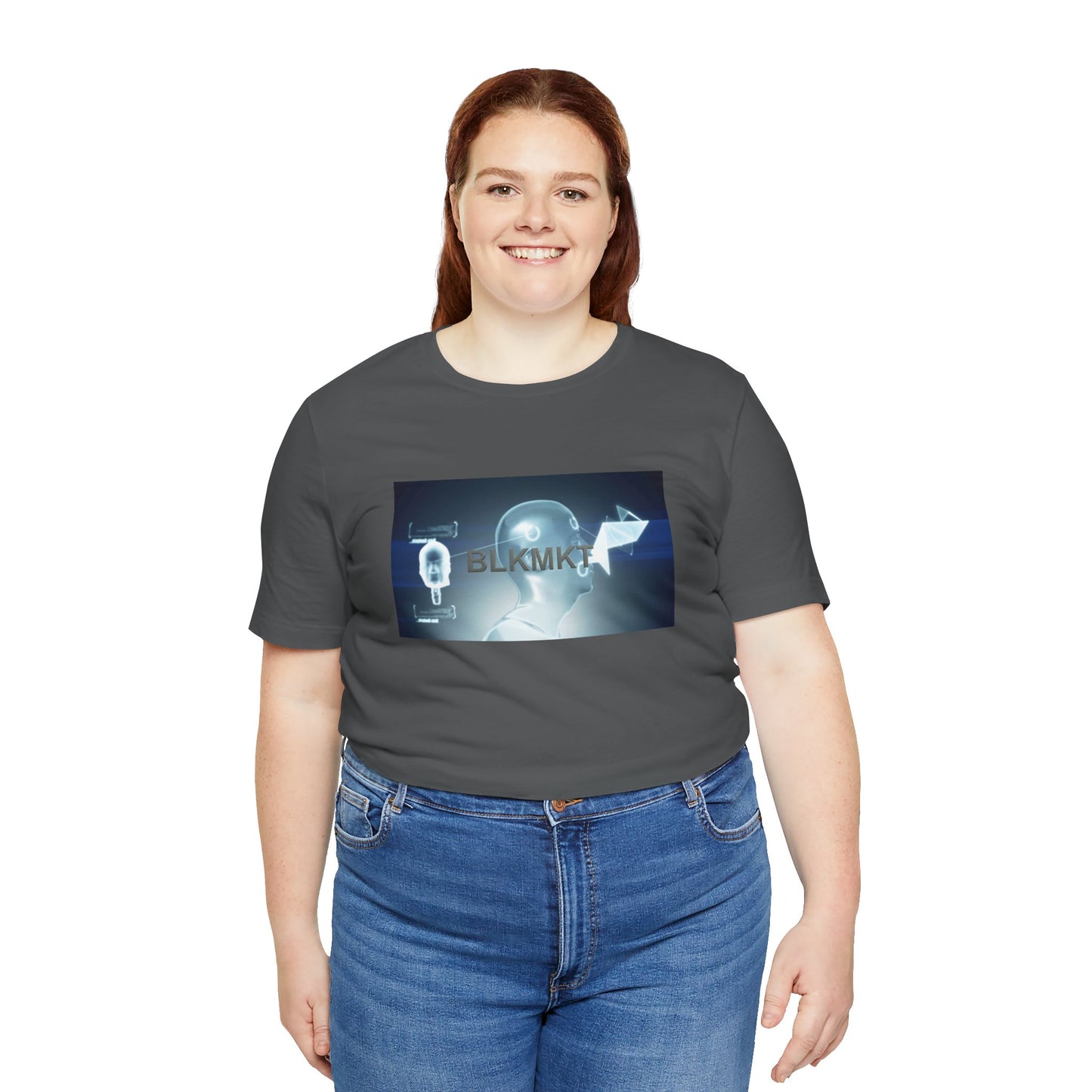 BLKMKT™ Headshot Unisex Jersey Short Sleeve Tee