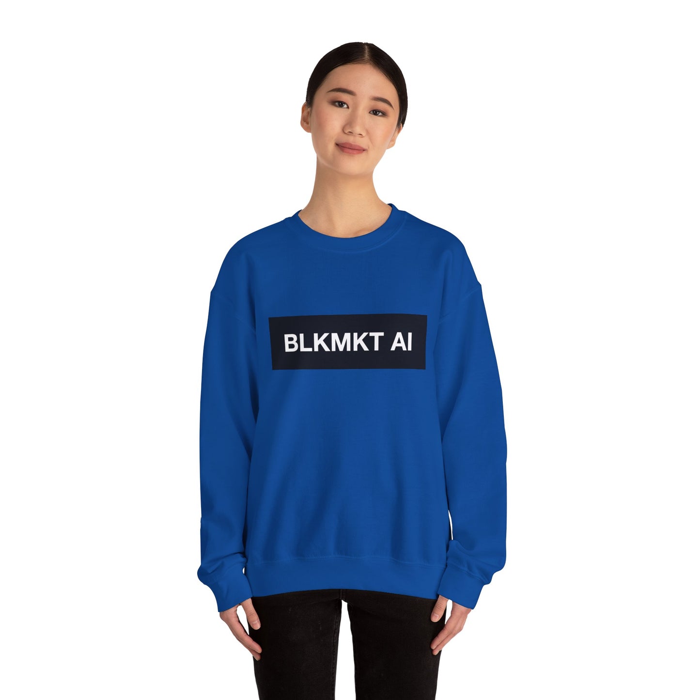 BLKMKT AI™ Unisex Heavy Blend™ Crewneck Sweatshirt
