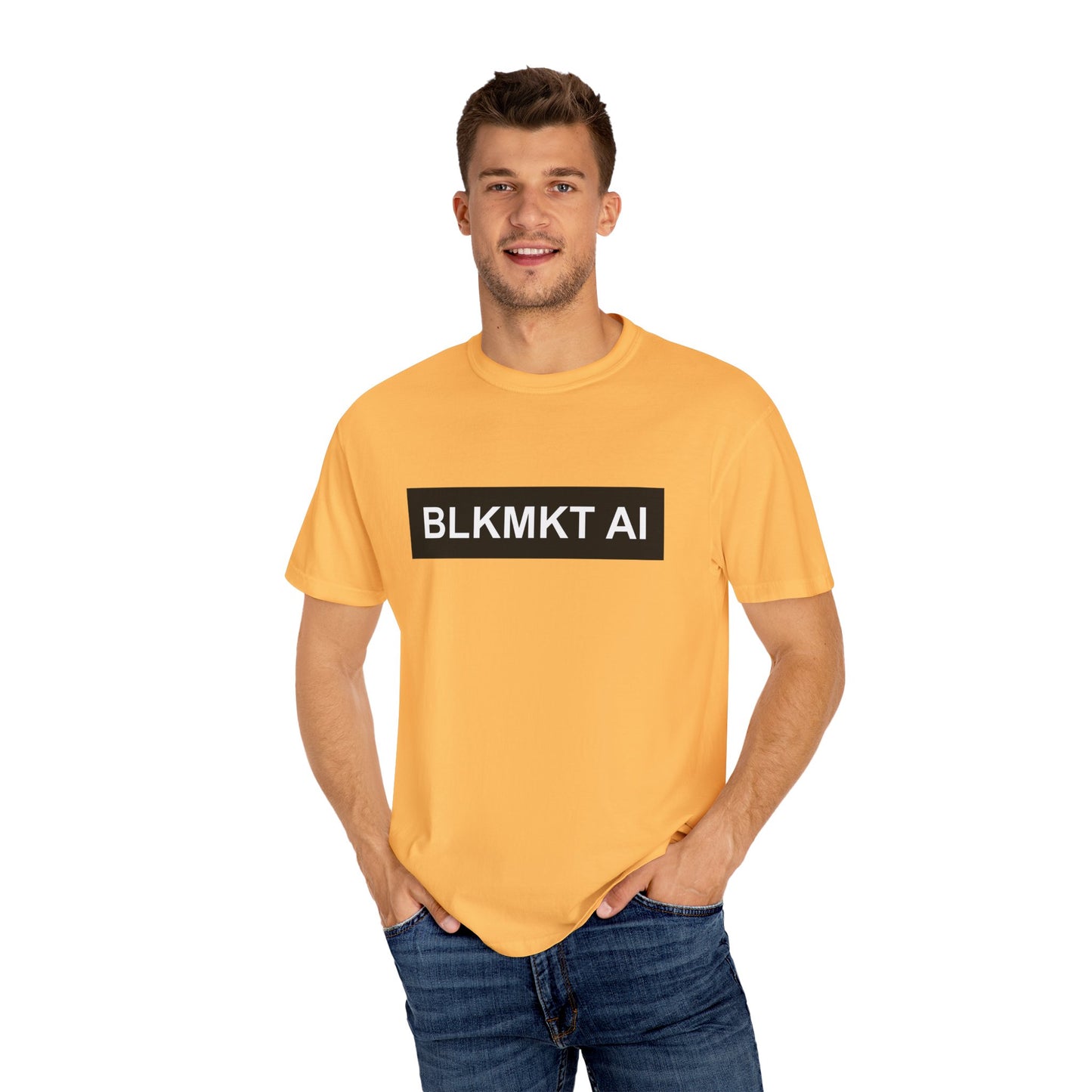 BLKMKT AI™ Unisex Garment-Dyed T-shirt