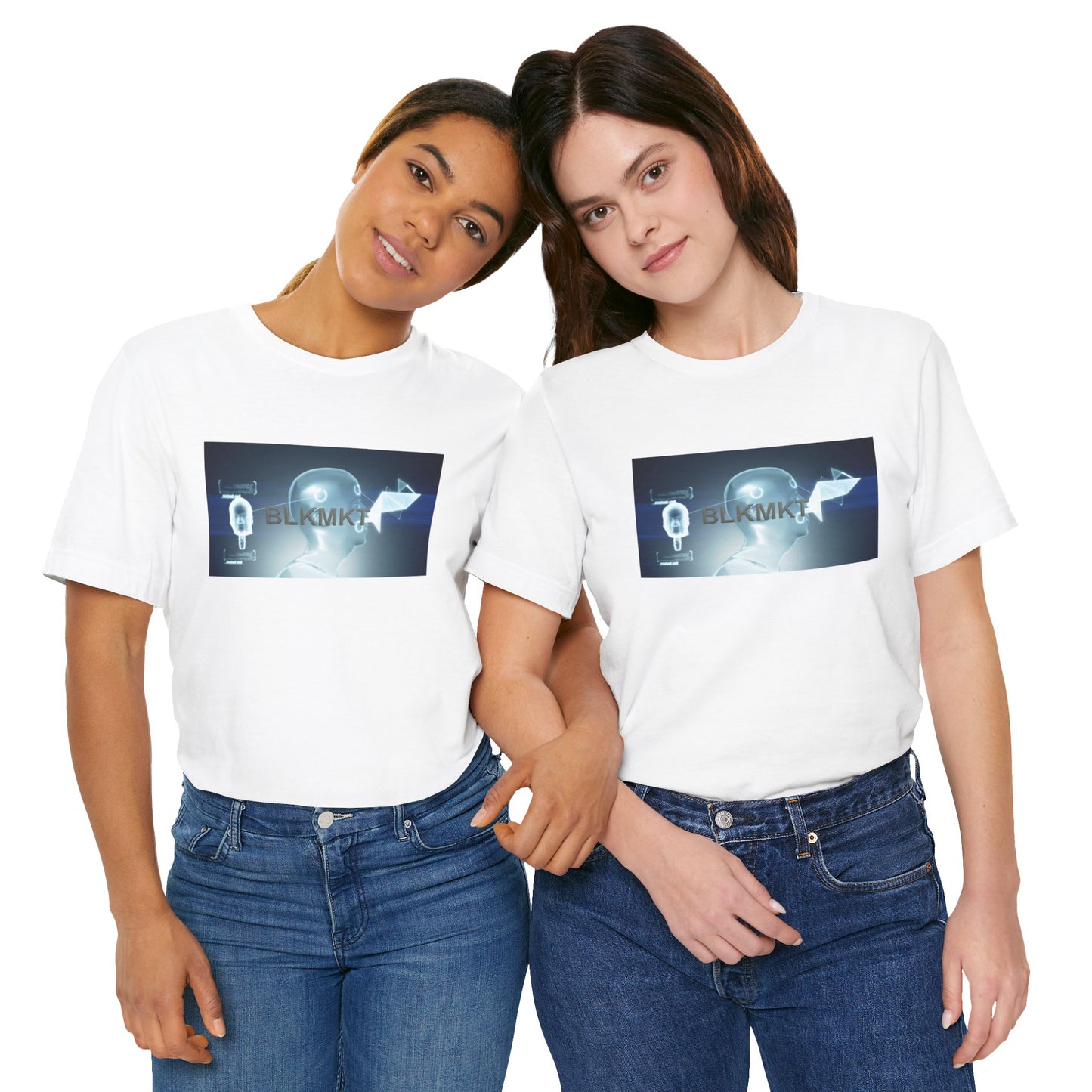 BLKMKT™ Headshot Unisex Jersey Short Sleeve Tee