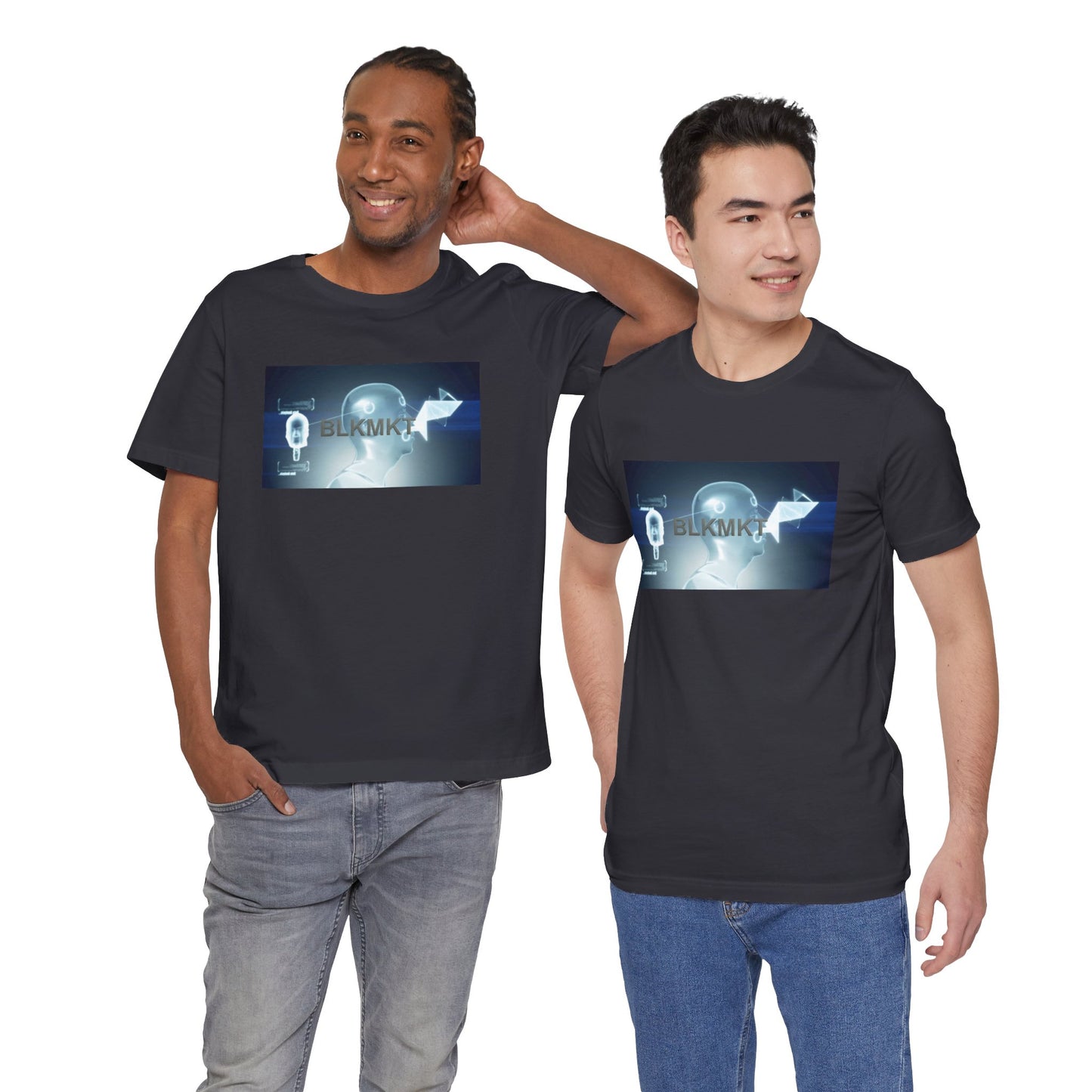 BLKMKT™ Headshot Unisex Jersey Short Sleeve Tee