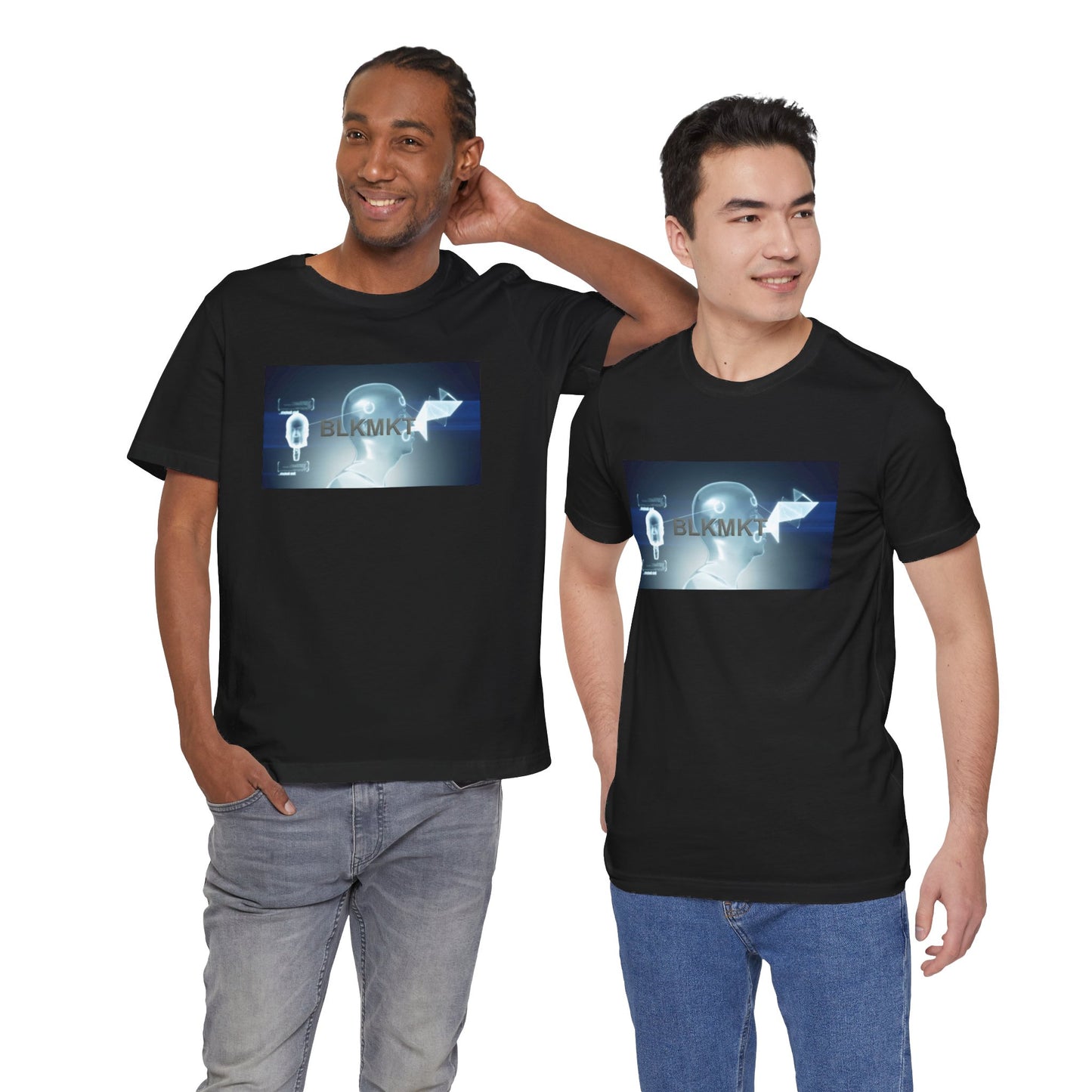 BLKMKT™ Headshot Unisex Jersey Short Sleeve Tee