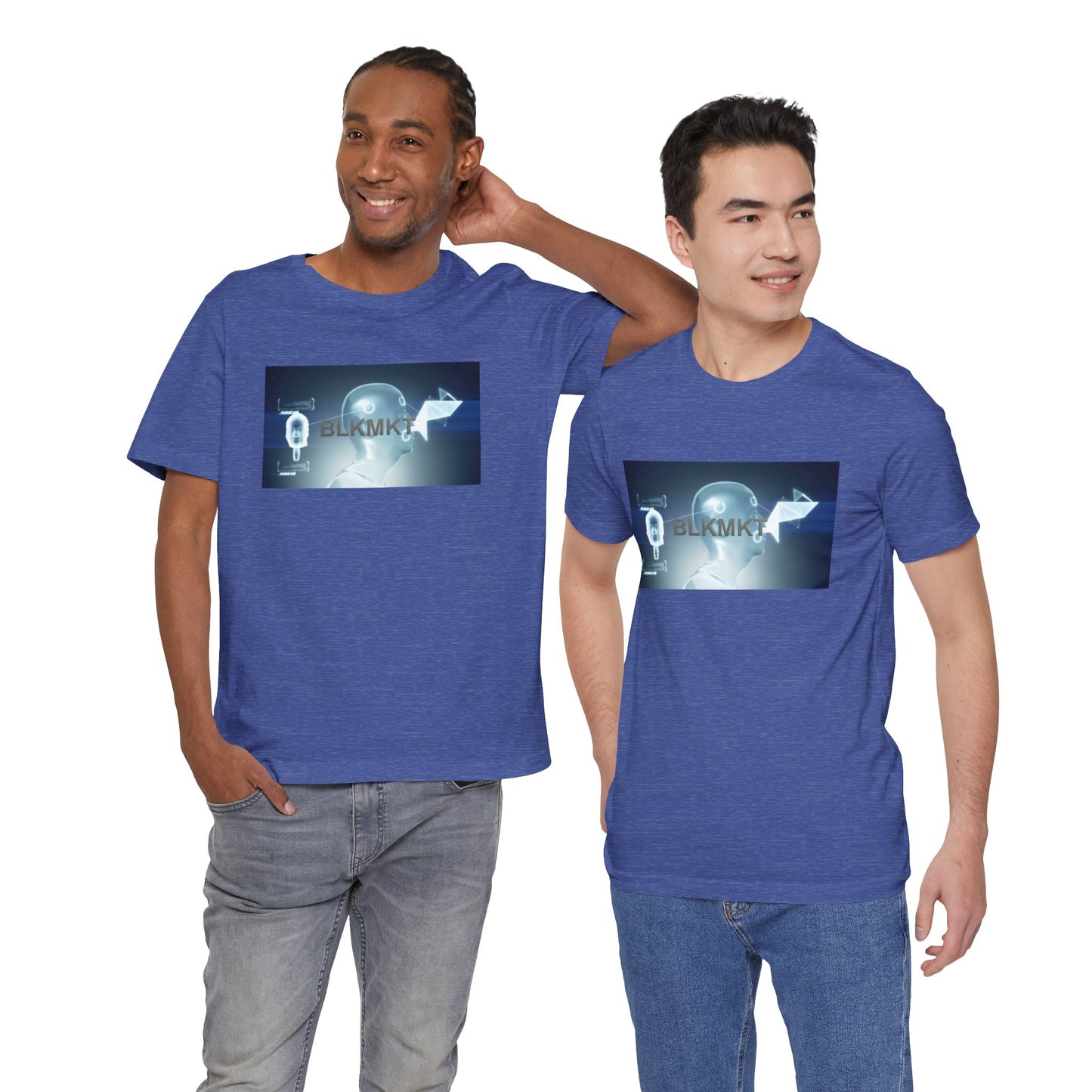 BLKMKT™ Headshot Unisex Jersey Short Sleeve Tee