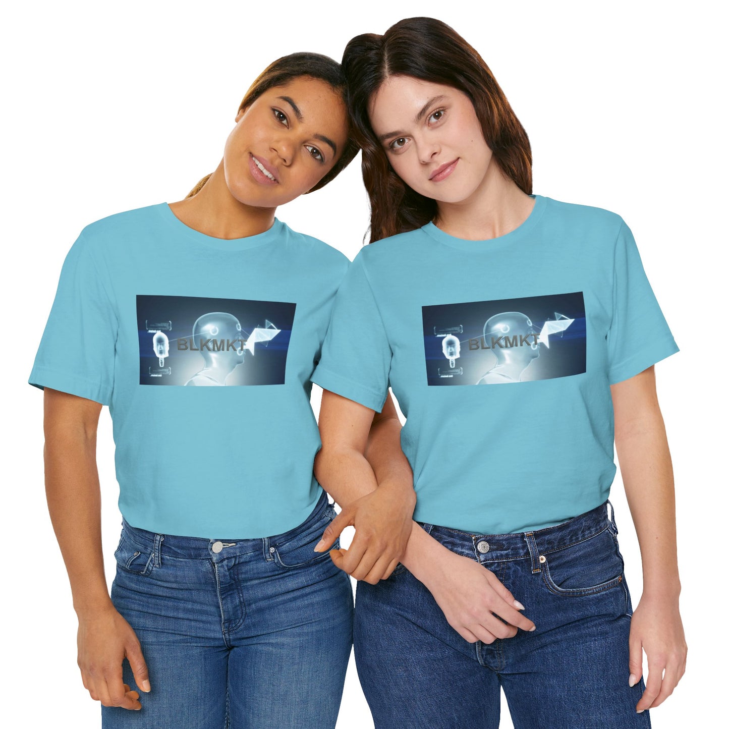 BLKMKT™ Headshot Unisex Jersey Short Sleeve Tee