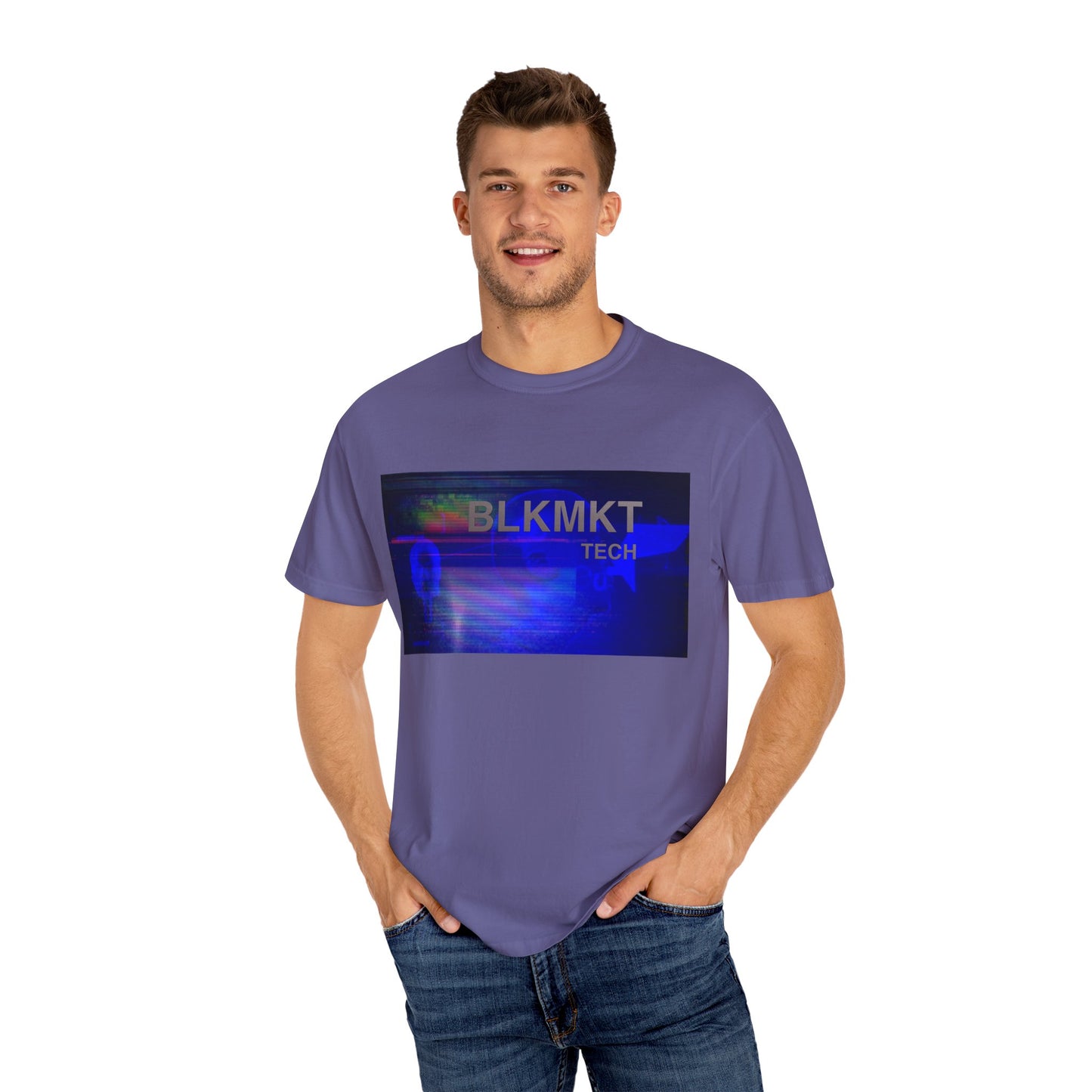 BLKMKT Tech™ Unisex Garment-Dyed T-shirt