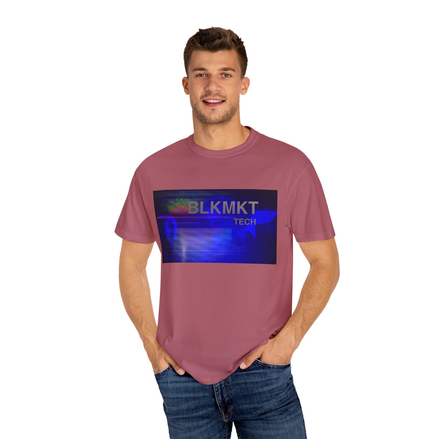 BLKMKT Tech™ Unisex Garment-Dyed T-shirt